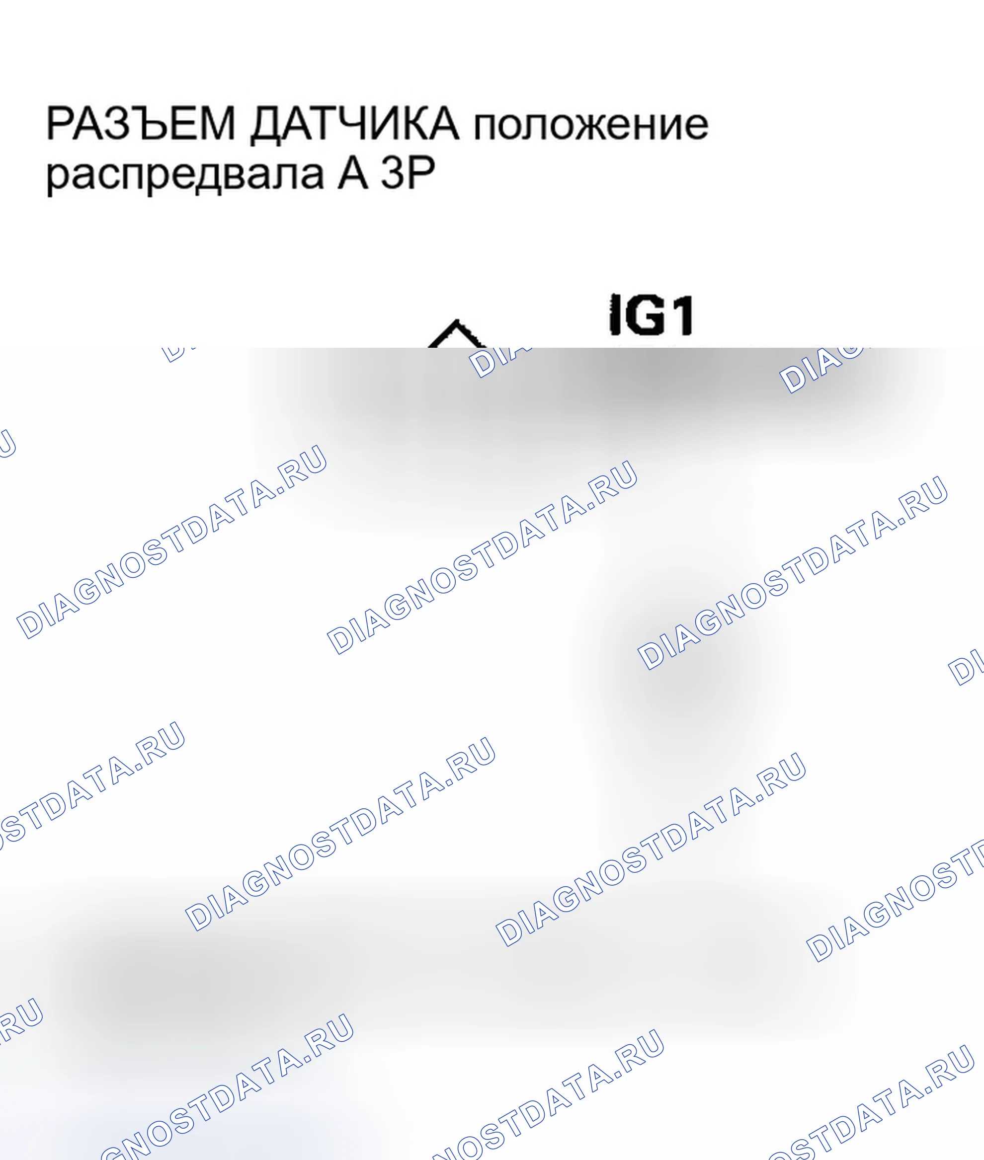 Рис. 233: P0340 расшифровка кода ошибки: датчик положение распредвала A нет сигнала. Honda CR-V II рестайлинг