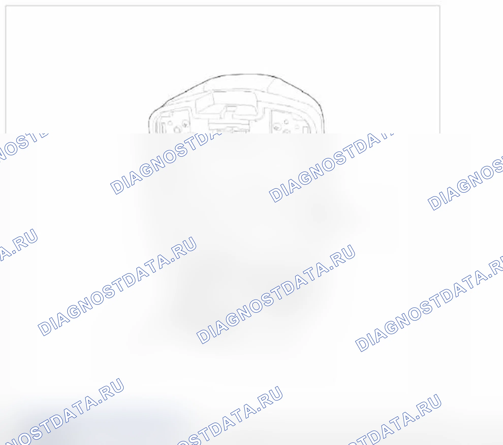 Рис. 6: Расположение компонентов. Hyundai Santa Fe III