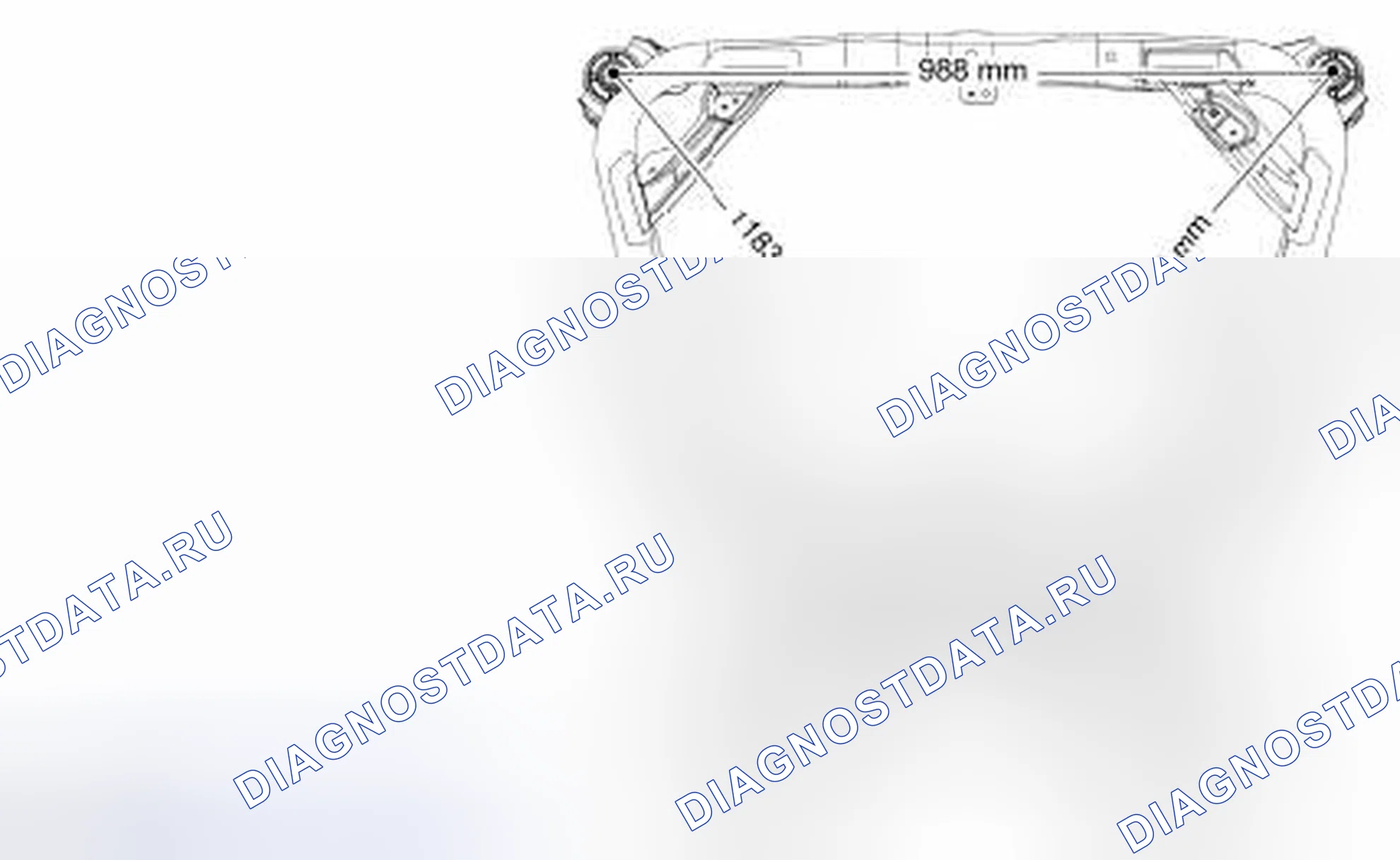 Рис. 46: Передний подрамник. Hyundai Lafesta I