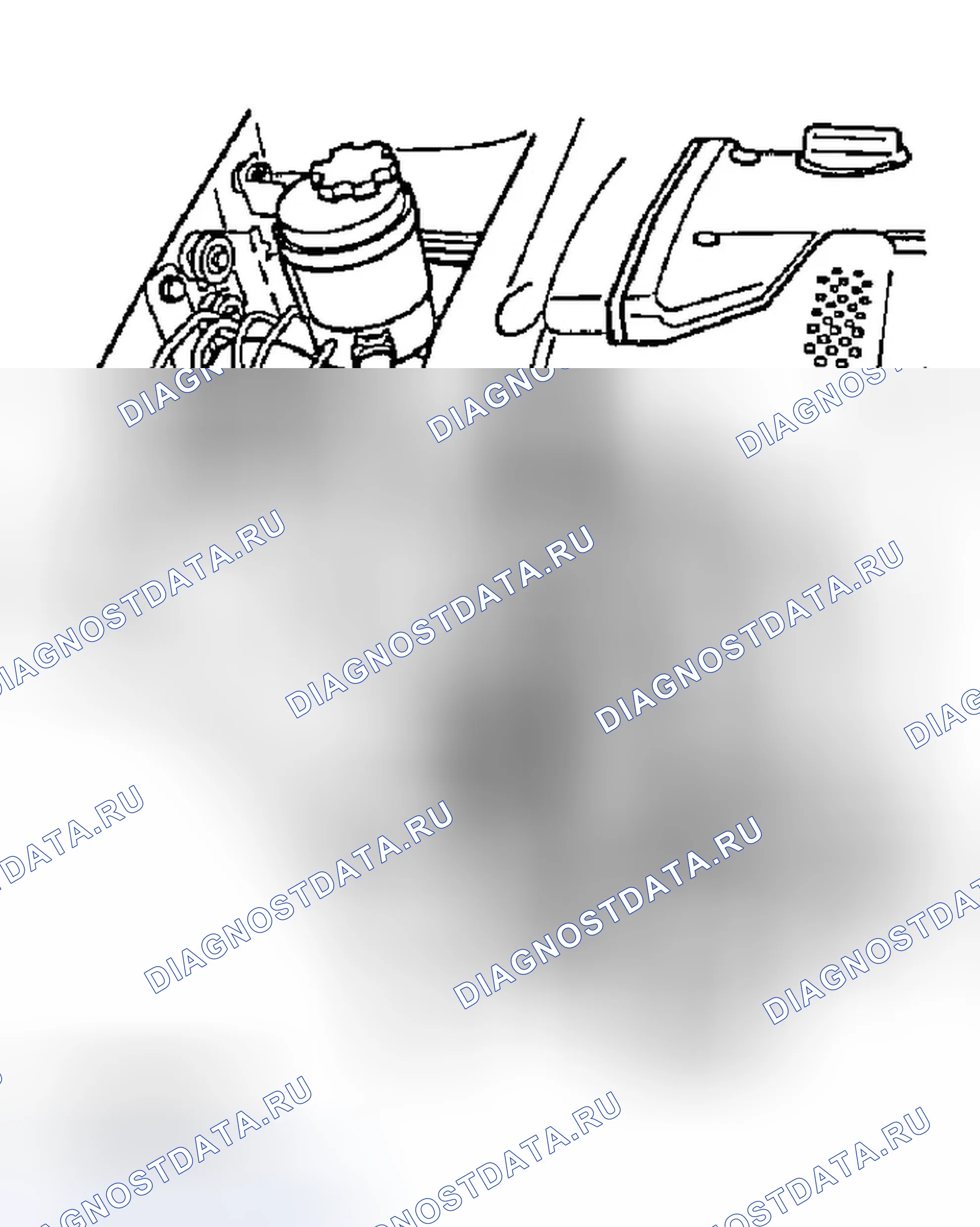 Рис. 68: ВОЗВРАТНАЯ ТРУБКА И ШЛАНГ. Hyundai Tiburon II