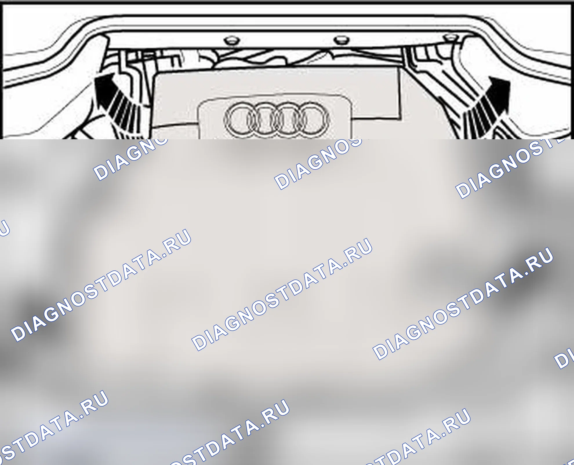 Рис. 65: ВАКУУМНЫЙ НАСОС. Audi Q7 4L рестайлинг