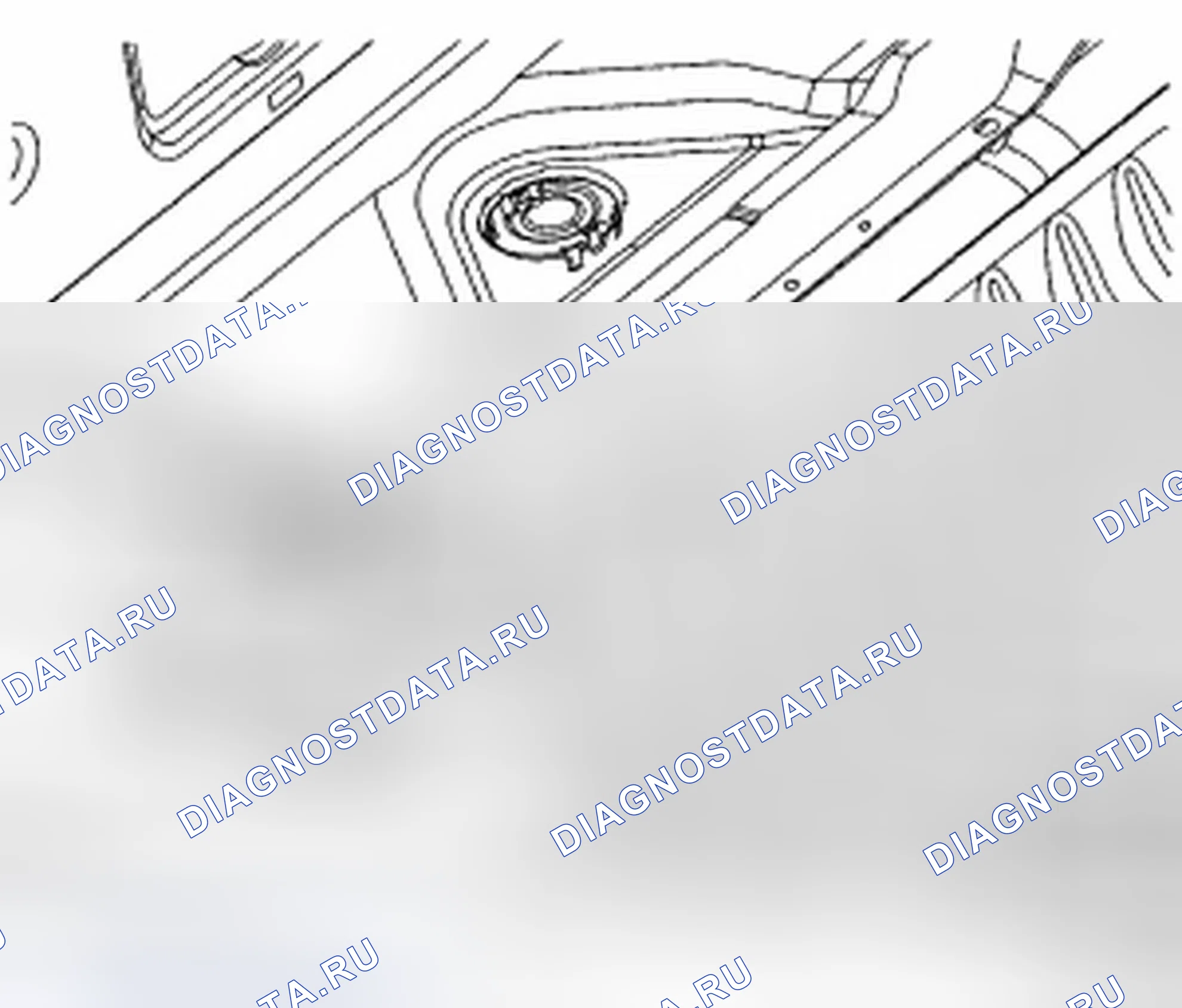 Рис. 62: РЕМЕНЬ-ВЫХЛОП К КУЗОВУ. Dodge Avenger II