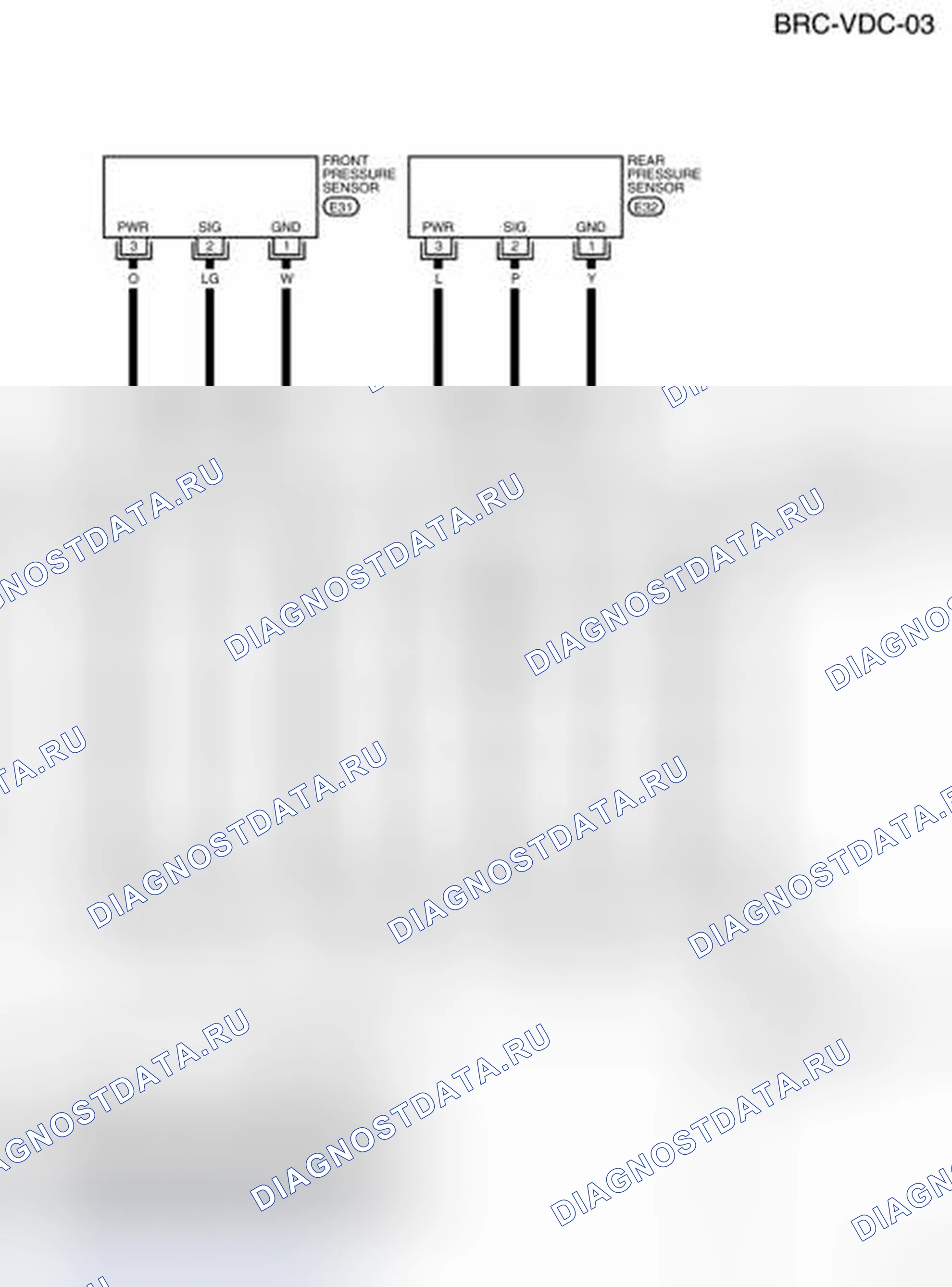 Рис. 31: электросхема - BRC-VDC-03. Nissan Frontier D40