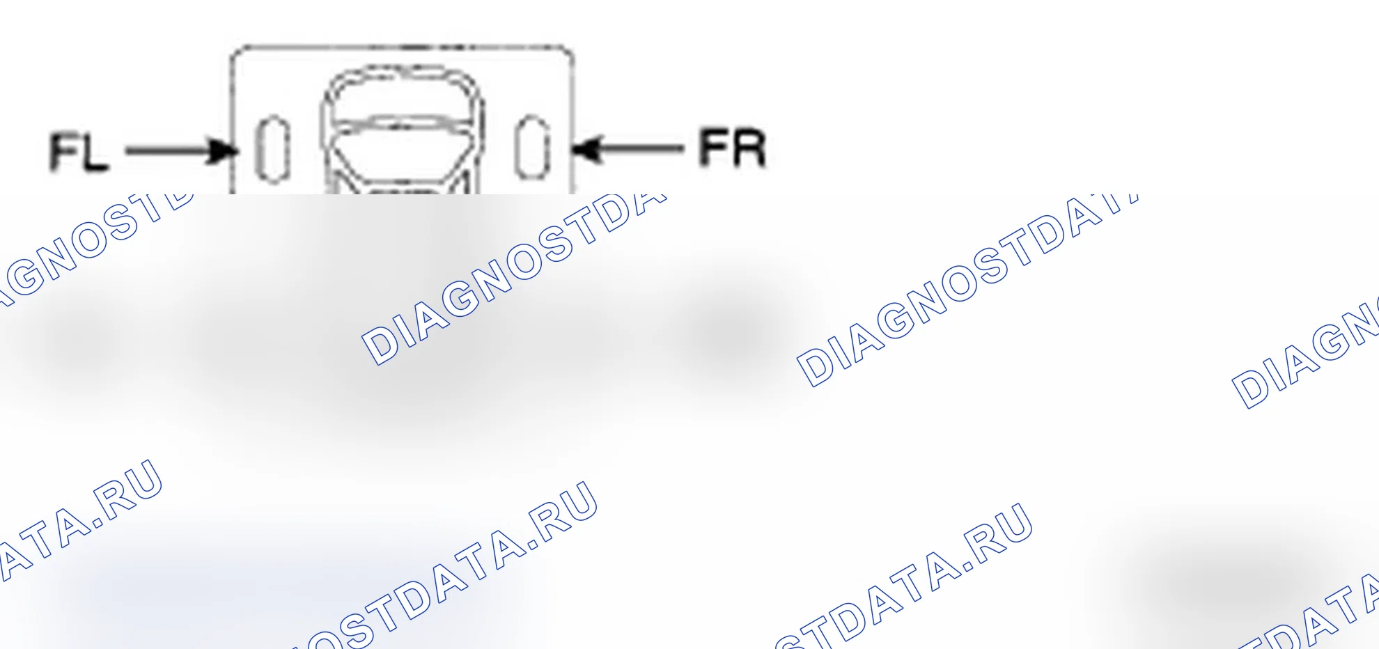 Рис. 18: ЛАМПА ДЛЯ ОПРЕДЕЛЕНИЯ МЕСТОПОЛОЖЕНИЯ ШИНЫ. Hyundai Santa Fe II