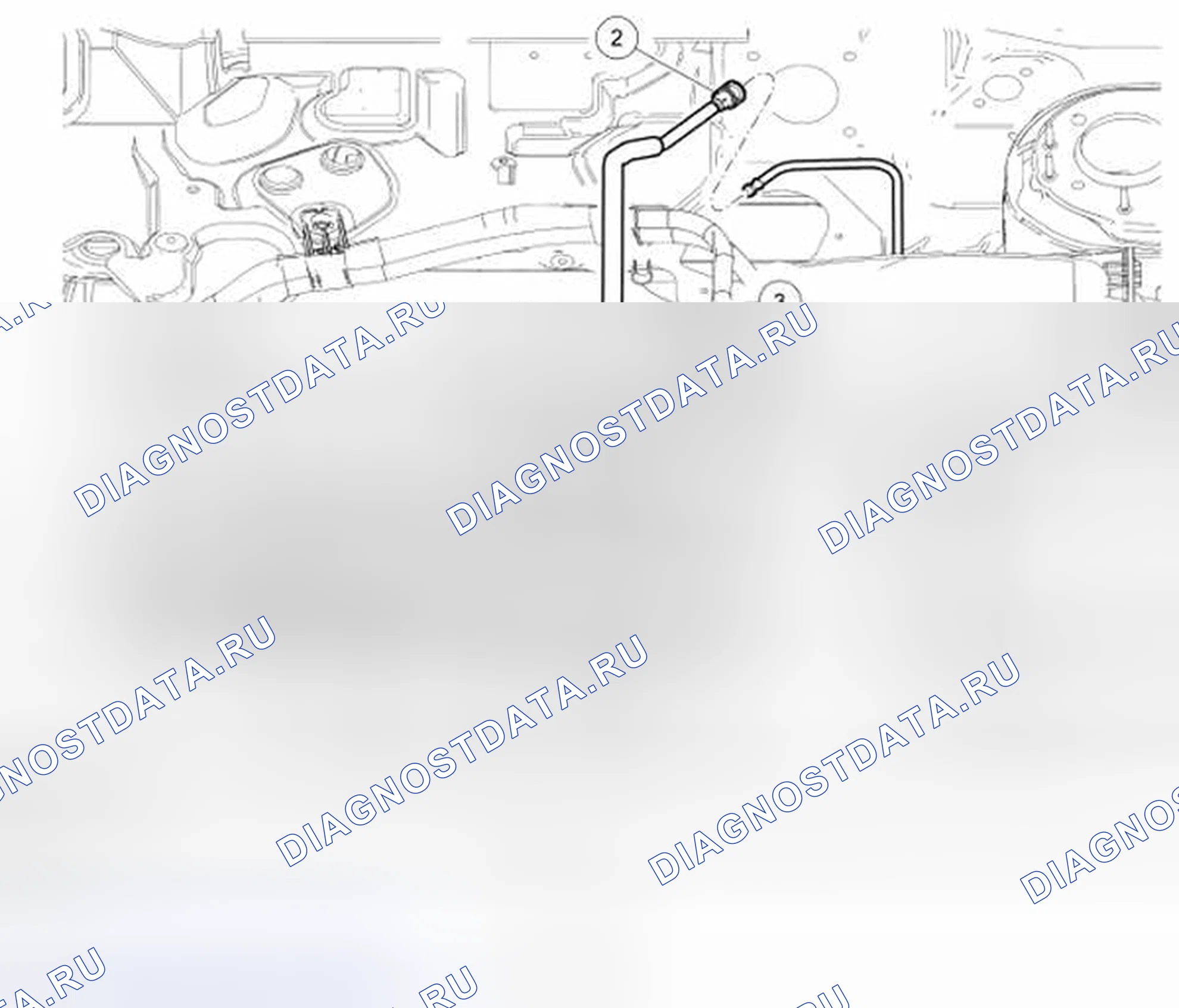 Рис. 54: Топливопроводы. Hyundai Matrix I рестайлинг