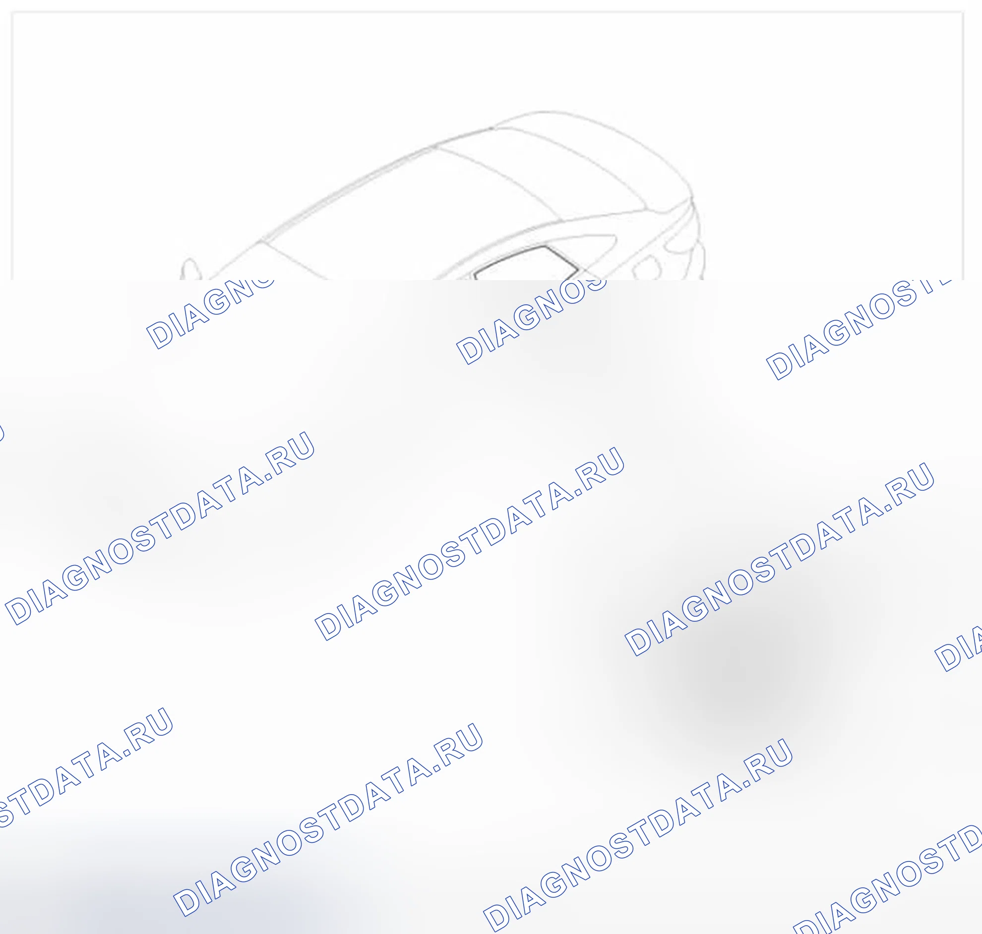 Рис. 81: Расположение компонентов. Hyundai Azera II