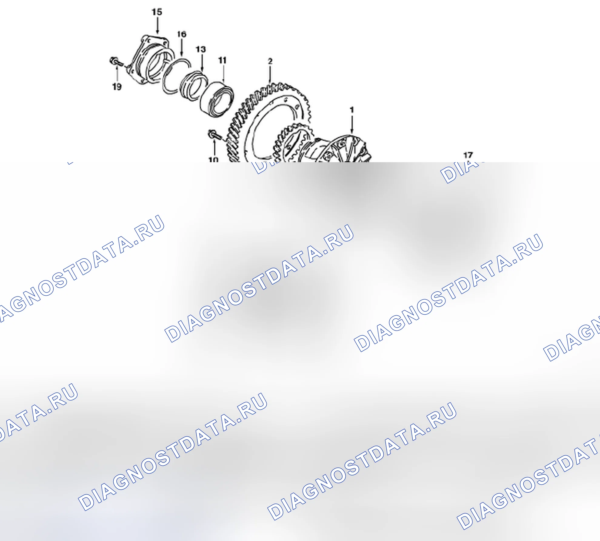 Рис. 12: Компоненты дифференциала. Suzuki Forenza I