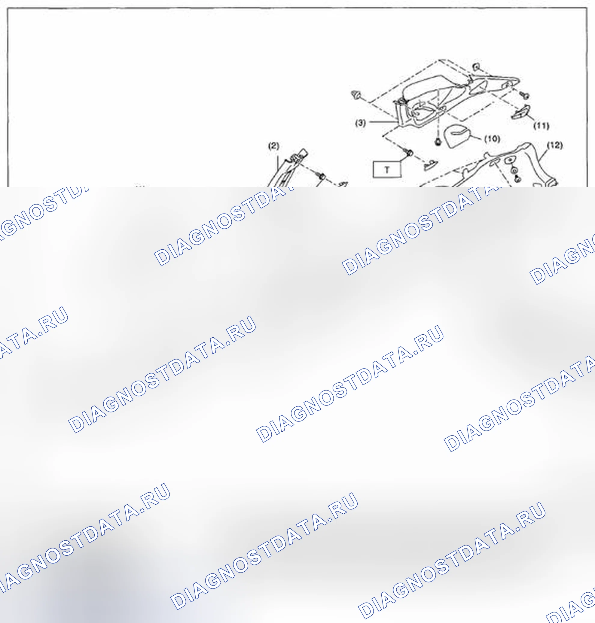Рис. 26: ВНУТРЕННЯЯ ОТДЕЛКА (МОДЕЛЬ С 5 ДВЕРЯМИ). Subaru Impreza WRX GE рестайлинг