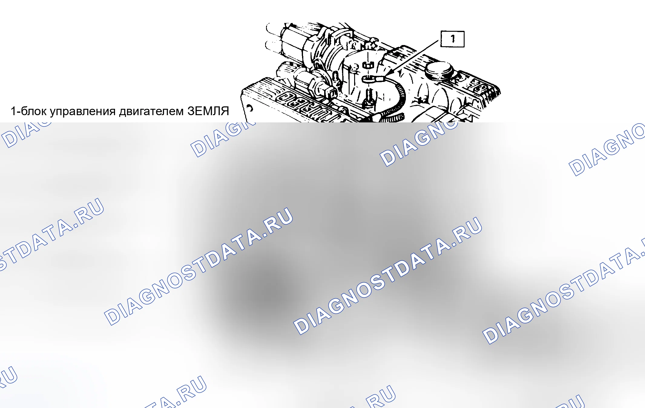 Рис. 13: Расположение компонентов двигателя - фактический вид 1/4 (1.8L VIN J). Pontiac Sunbird II