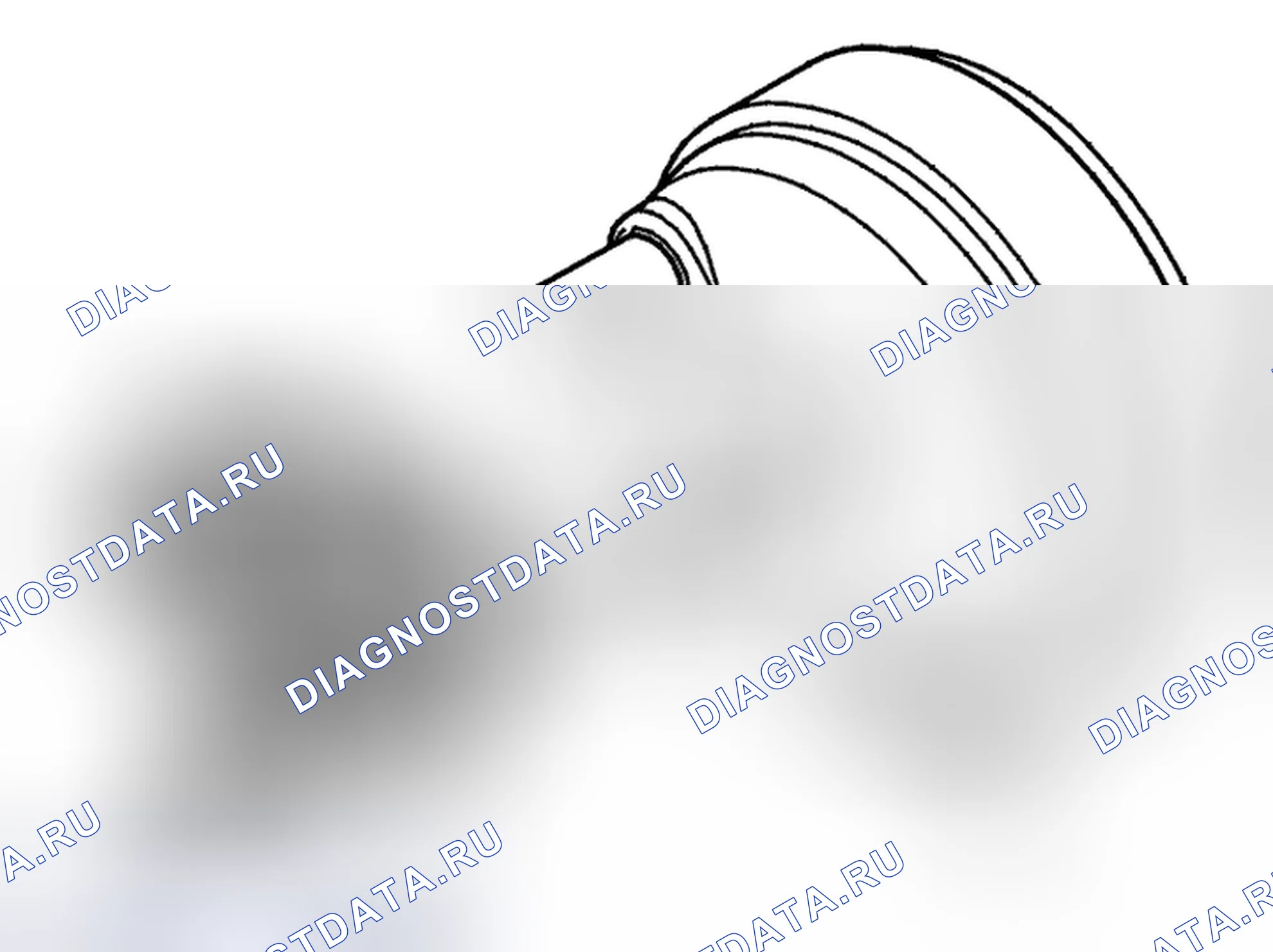 Рис. 620: Снять главный цилиндр. Volvo V70 II