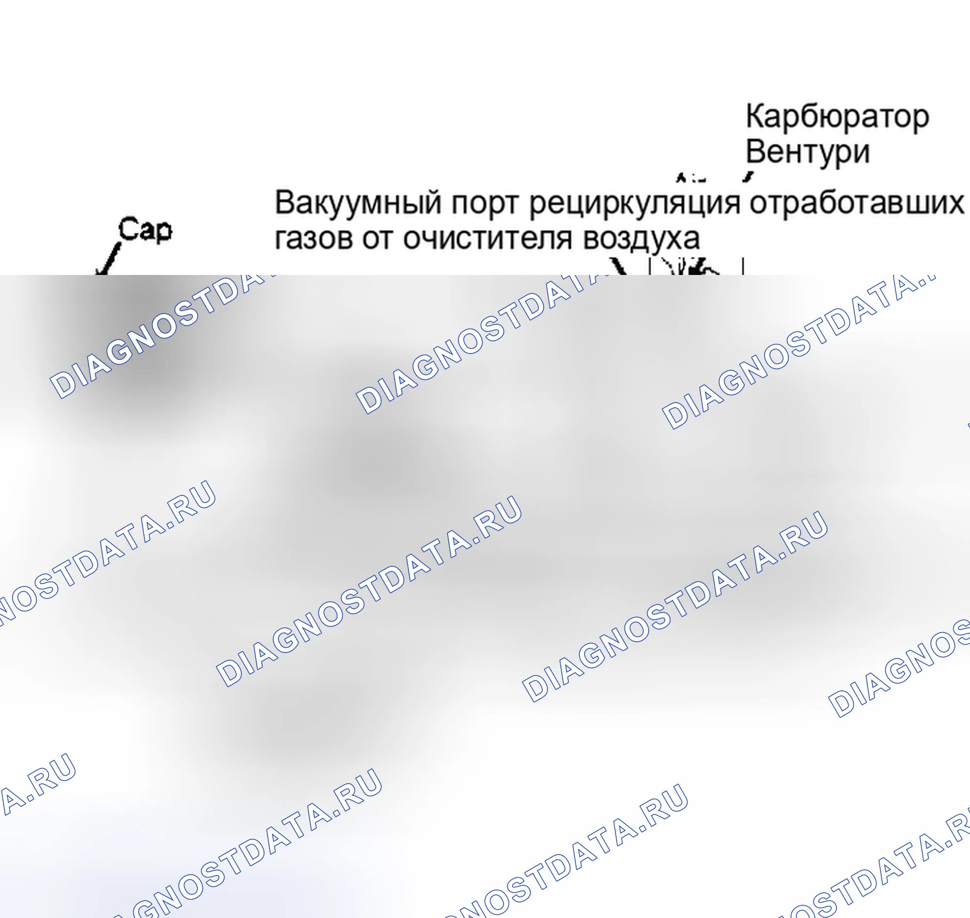 Рис. 8: Система рециркуляция отработавших газов (1986 пикап и 1986 1/2 пикап - Z24i двигатель). Nissan 300ZX Z31