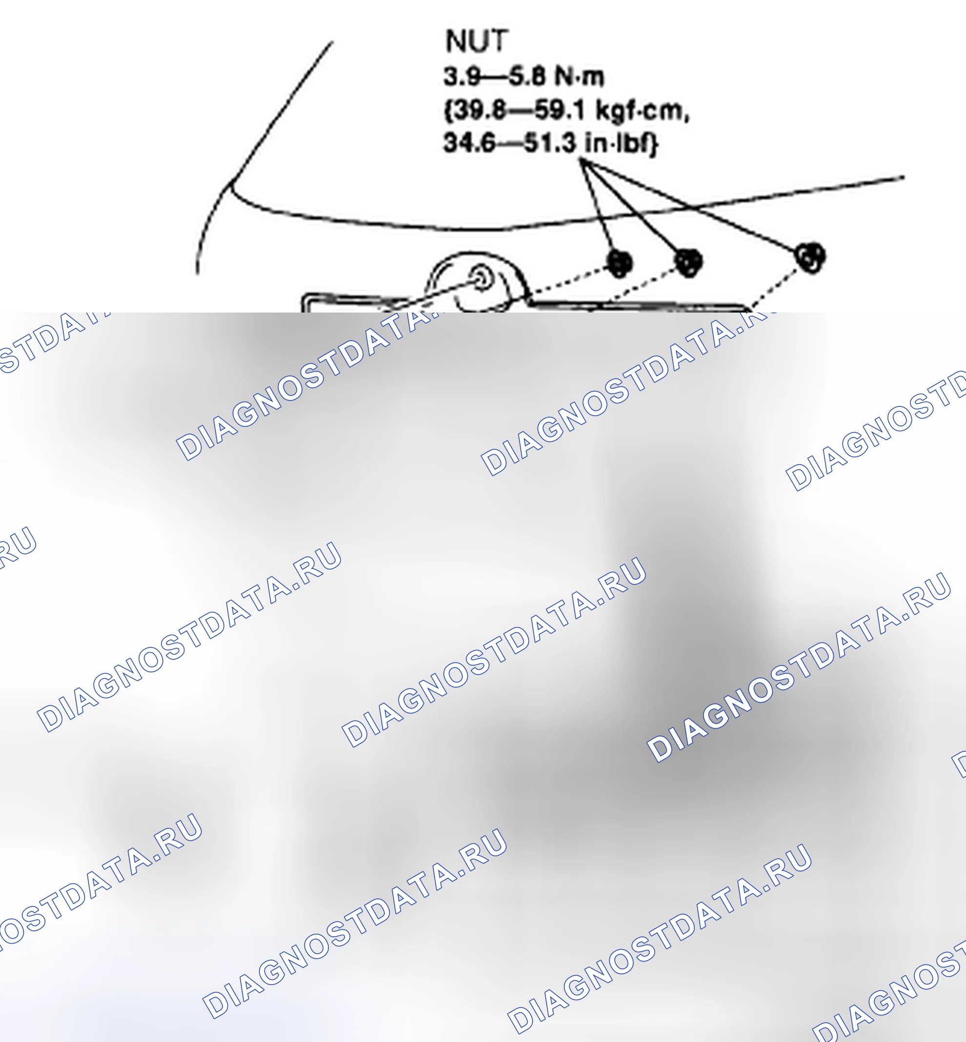 Рис. 3: СНЯТИЕ / УСТАНОВКА ЗАДНЕГО ФИНИШЕРА. Mazda CX-7 I