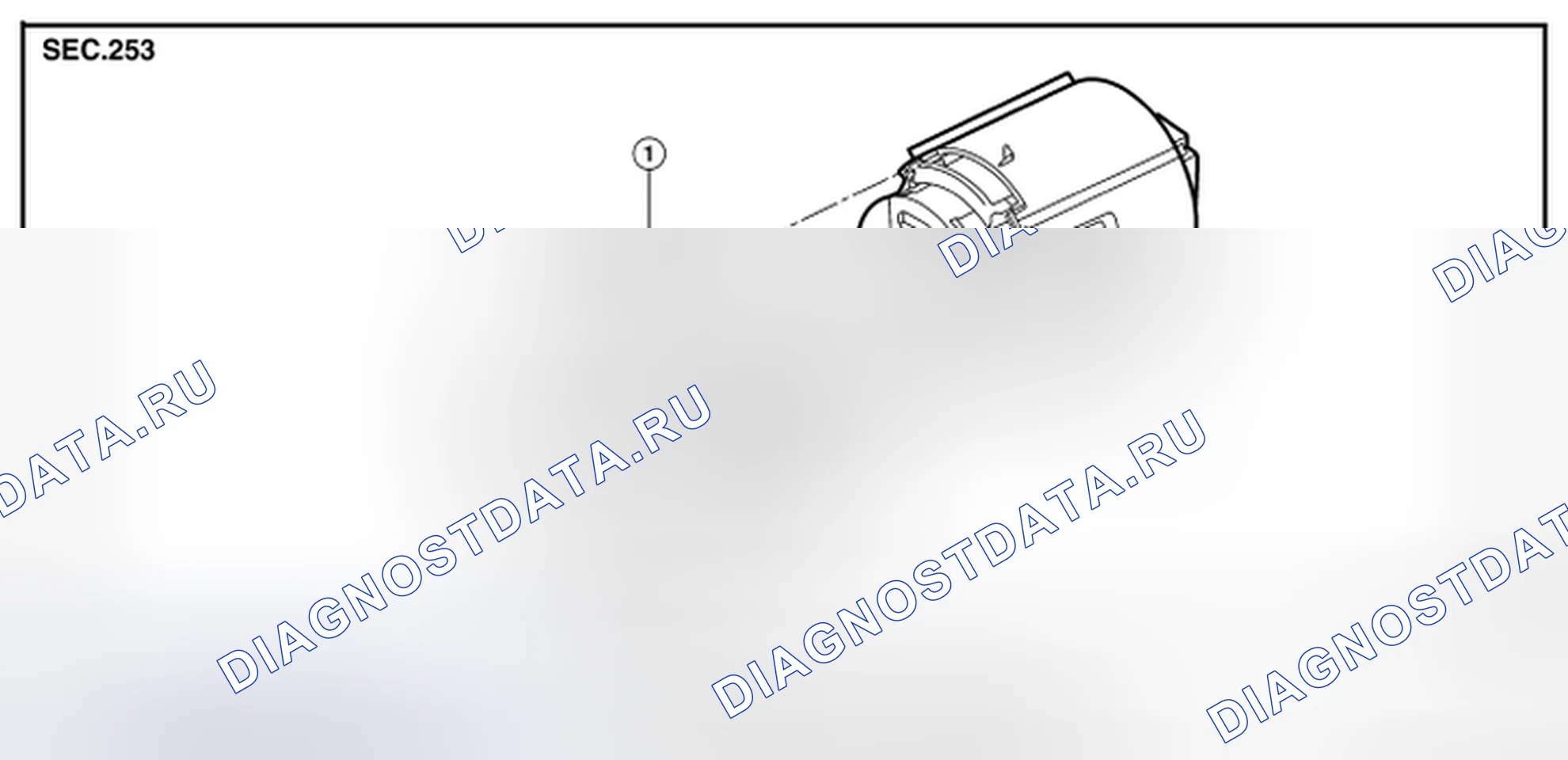 Рис. 6: Разнесенный вид. Nissan Pathfinder IV рестайлинг