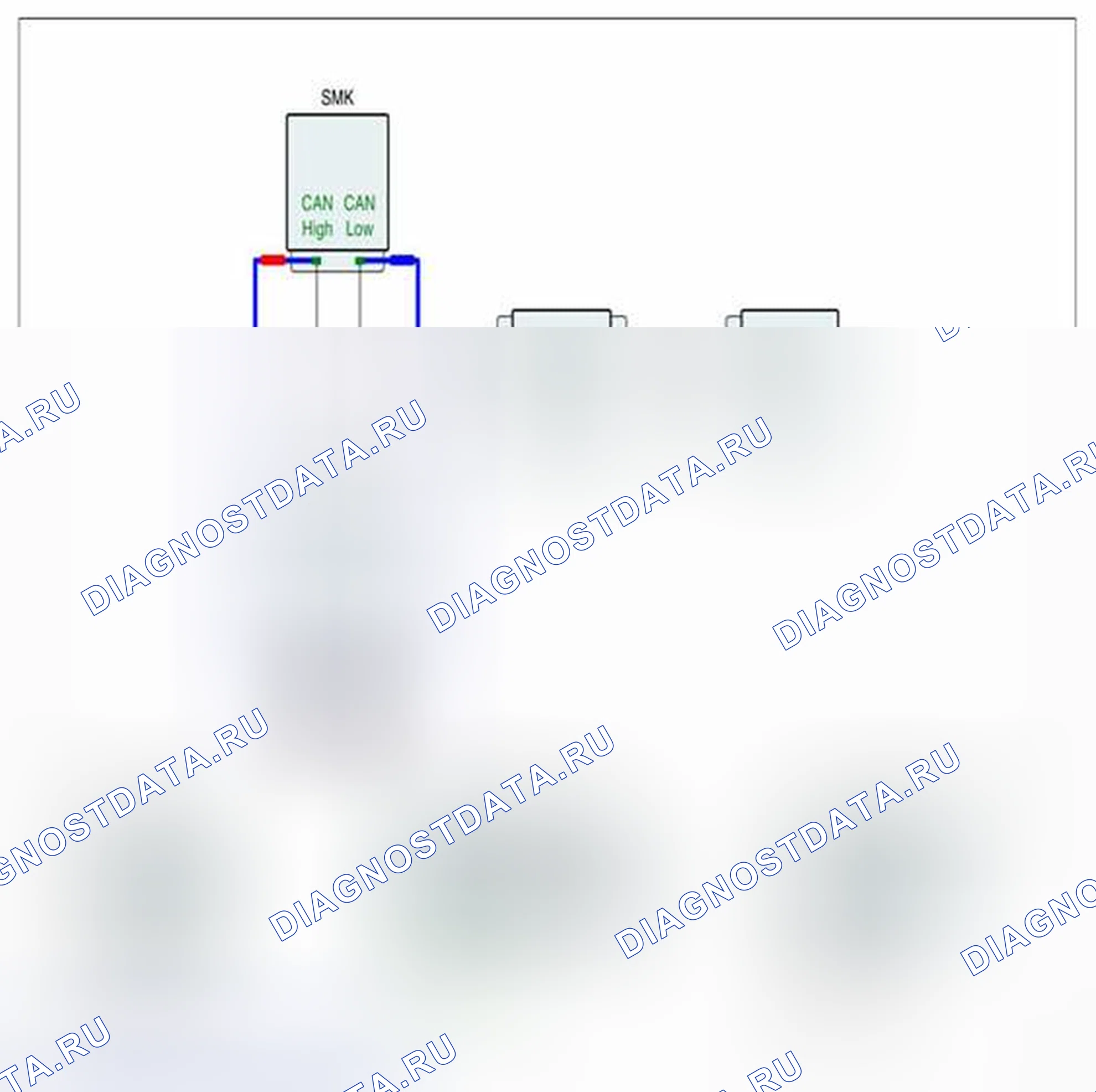 Рис. 239: Проверка линии связи CAN. BMW 6 серия F06/F13/F12