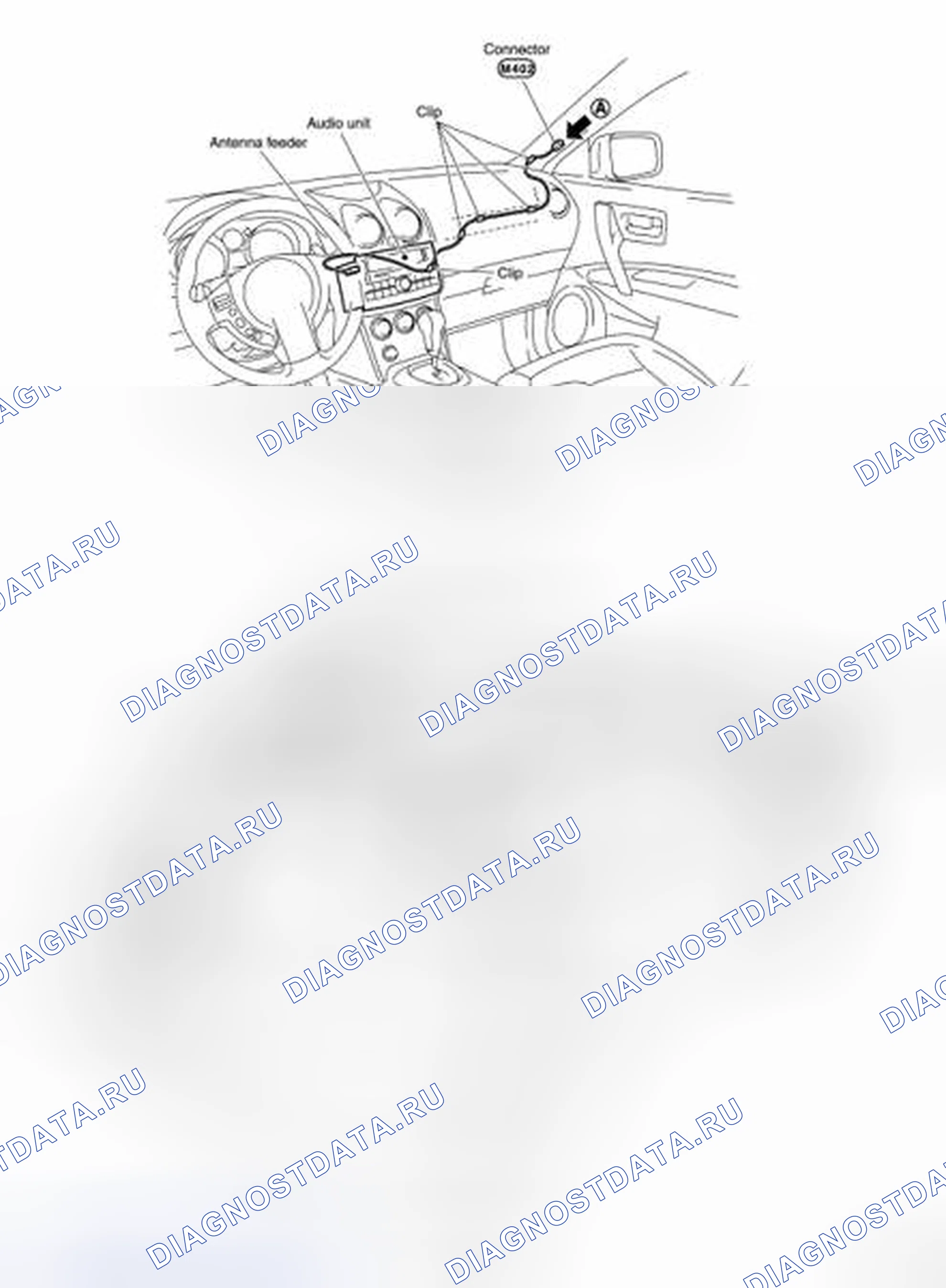 Рис. 35: Расположение антенны. Honda Shuttle I