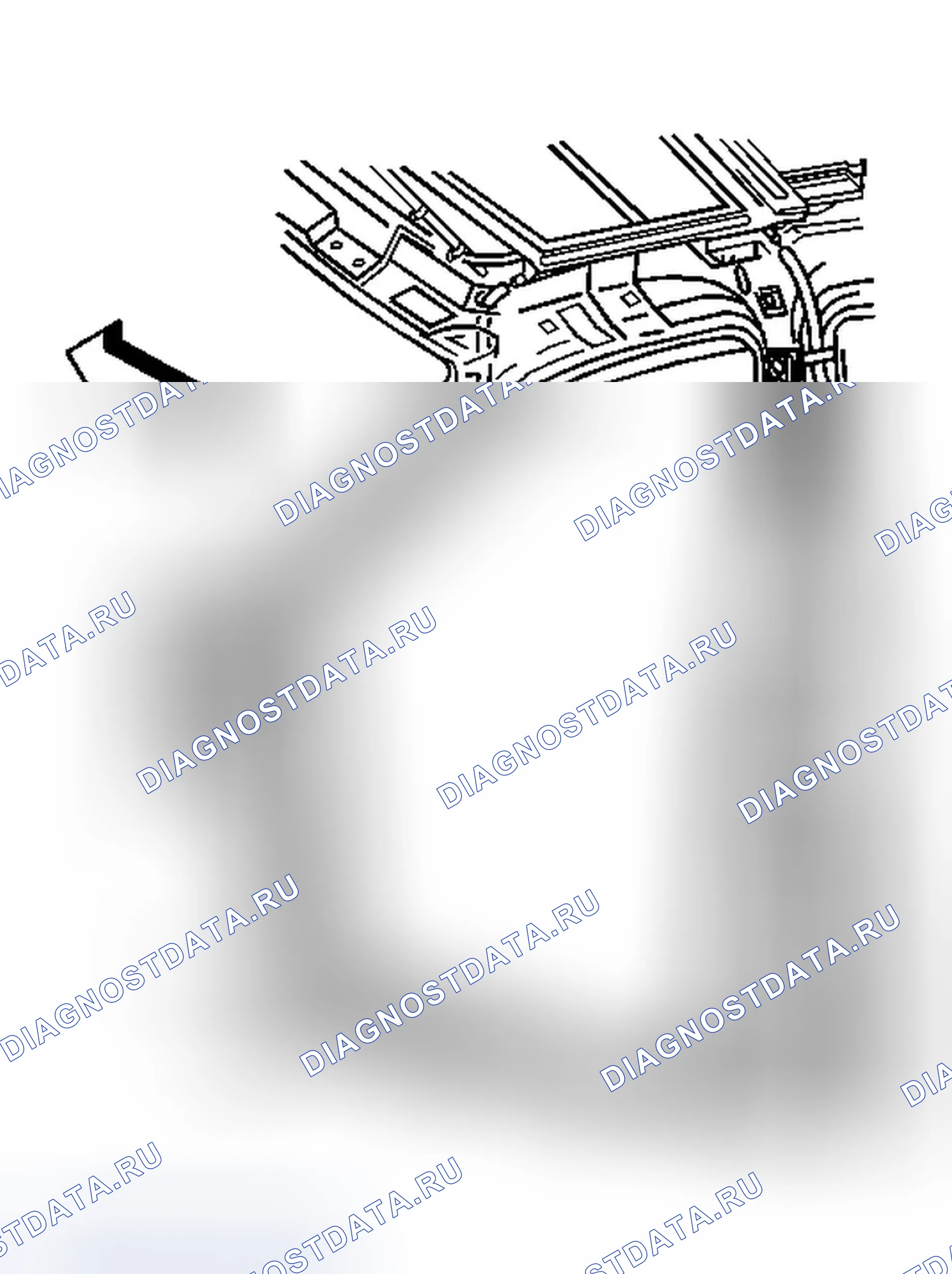 Рис. 6: Порядок демонтажа. Buick Rendezvous I
