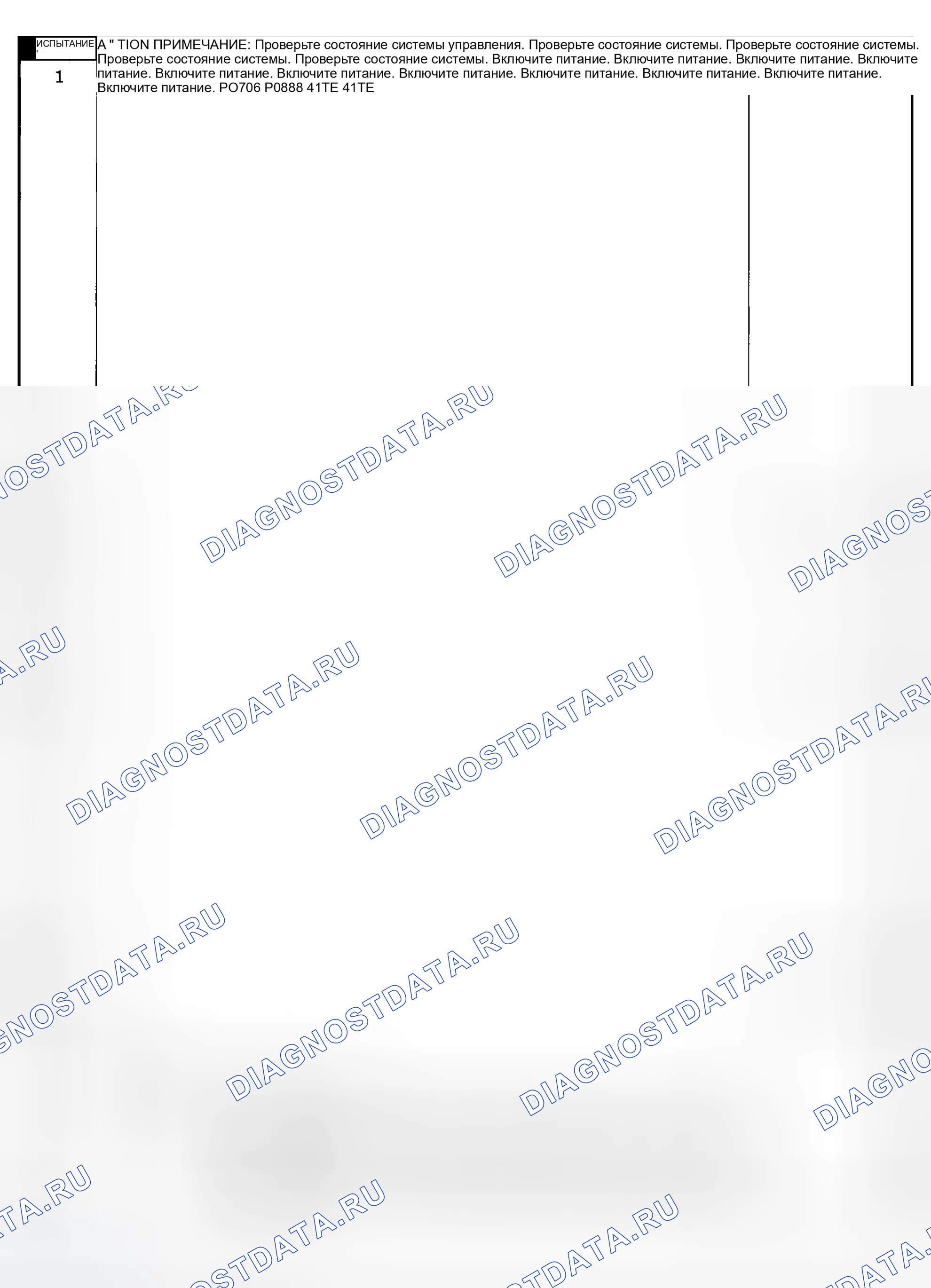 Рис. 702: Диагностические процедуры. Dodge Grand Caravan IV