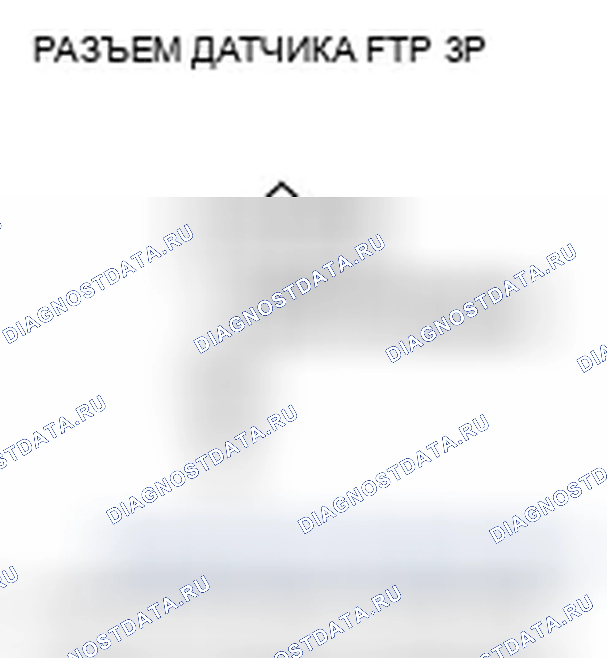 Рис. 36: P0452 расшифровка кода ошибки: низковольтная цепь датчика FTP. Honda Element YH2 рестайлинг 2