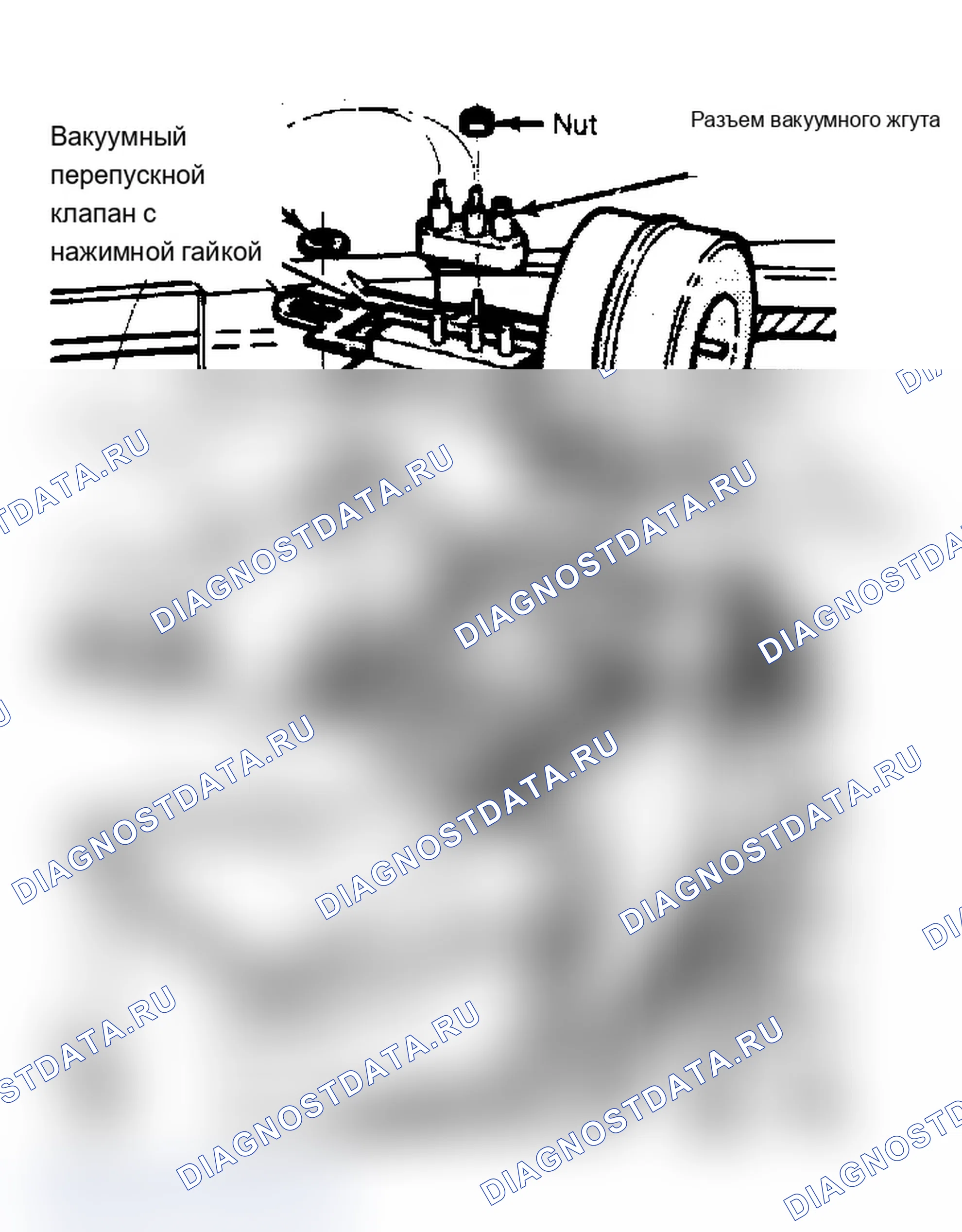Рис. 5: Серводвигатель в сборе. Lincoln Town Car I