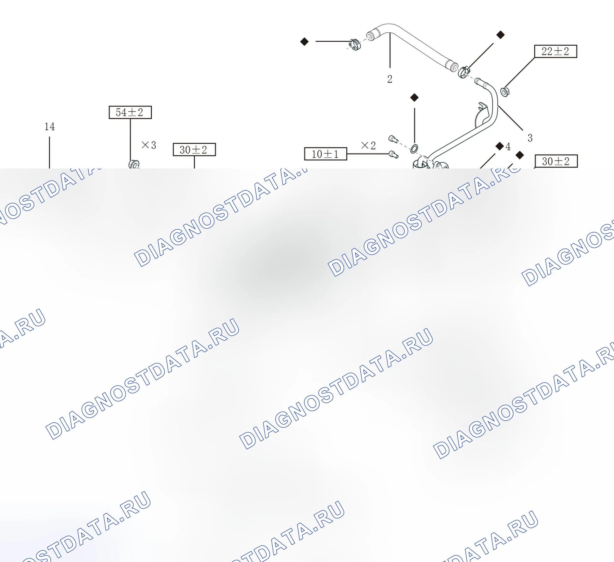 Схема расположения турбокомпрессора — Great Wall Wingle-5. Great-Wall Wingle 5 I