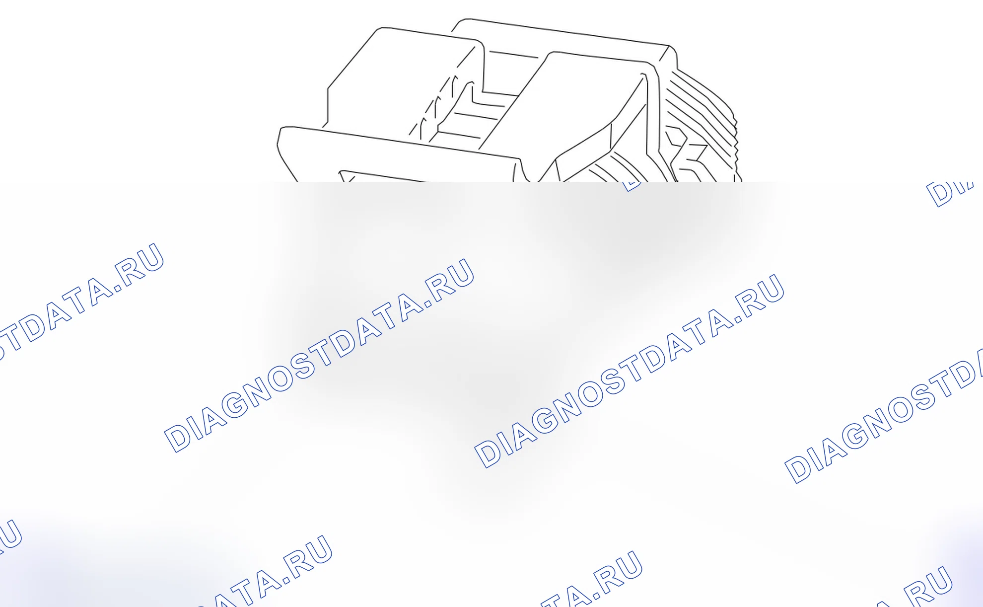 Распиновка разъёма Y205.2. Opel Sintra I