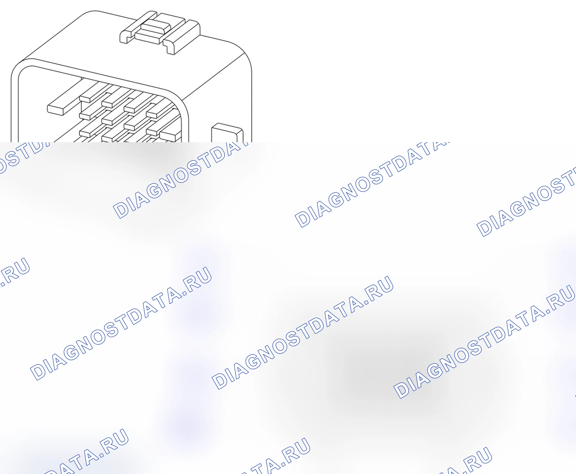 Распиновка разъёма X102. Opel Antara I рестайлинг