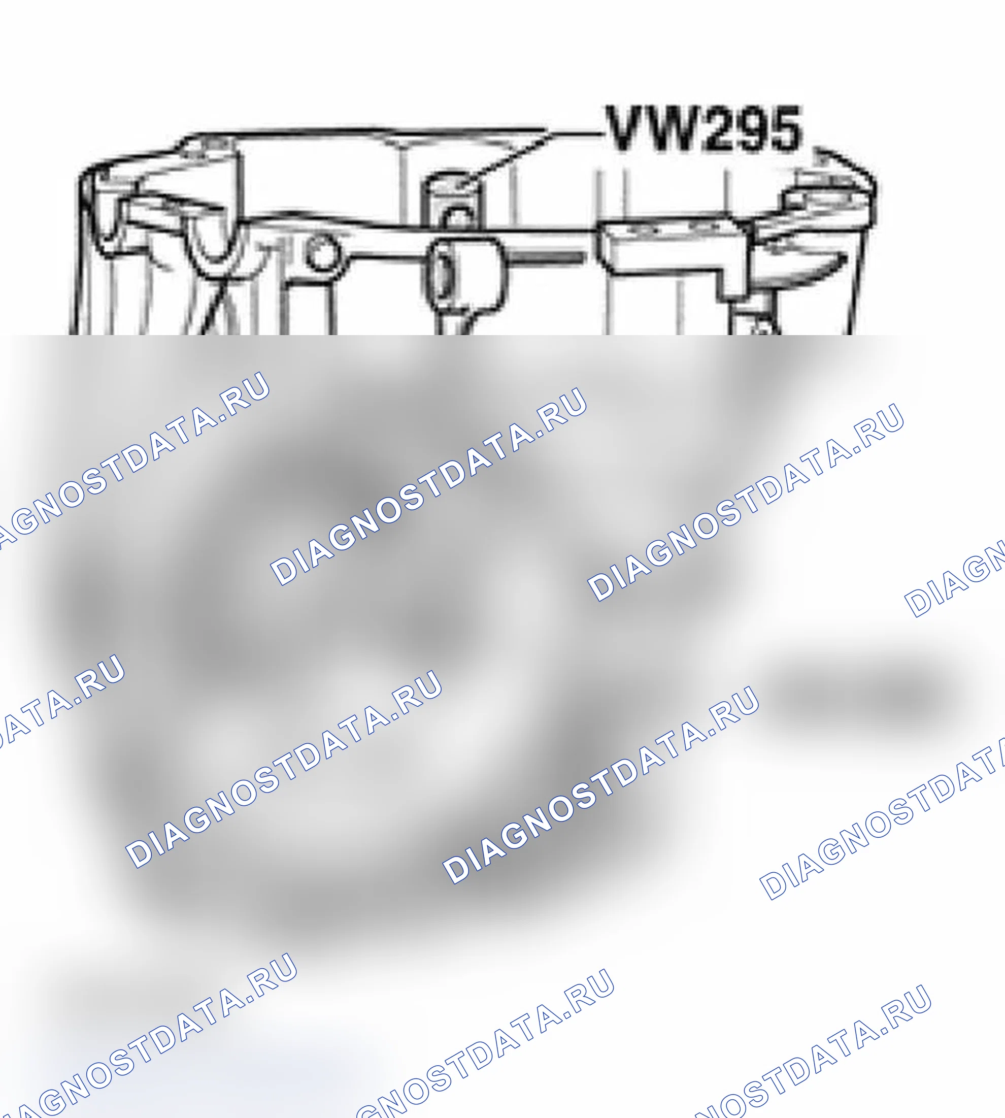 Рис. 32: Извлечение игольчатого подшипника. Audi A4 B6