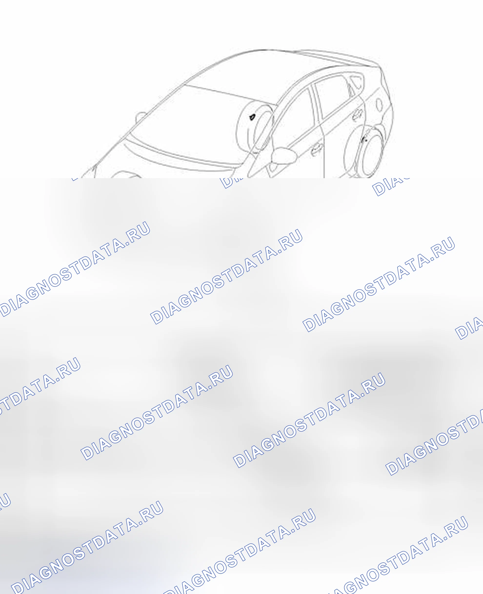 Рис. 88: ИЛЛЮСТРАЦИЯ. Toyota Prius PHV pre-III