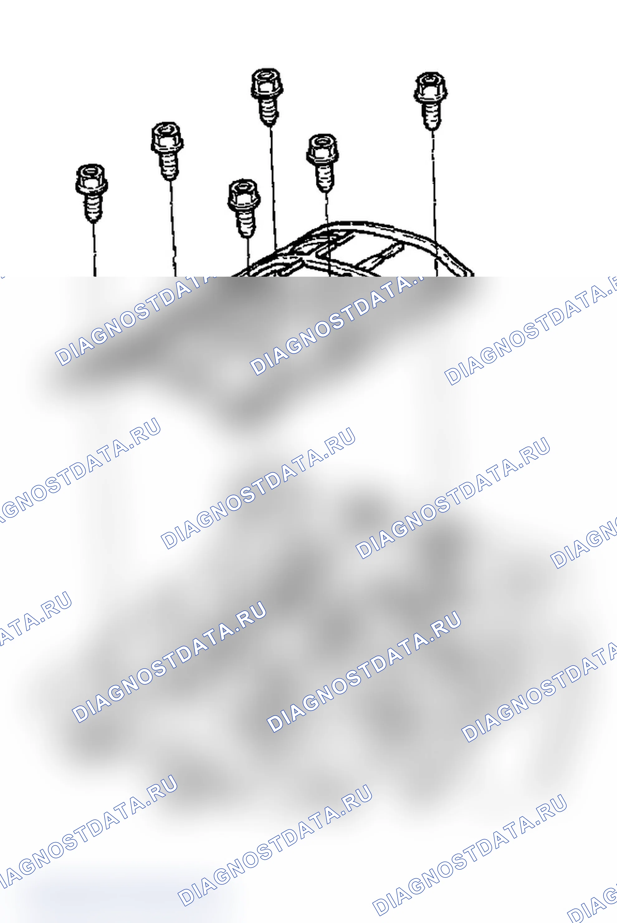 Рис. 214: Снятие коленчатого вала и поршня. Acura RSX I