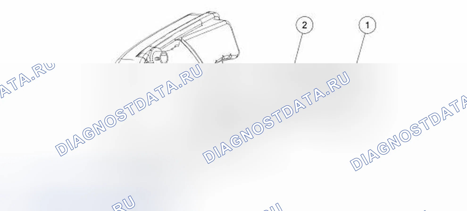 Рис. 58: Лампа фары. Ford Ranger II