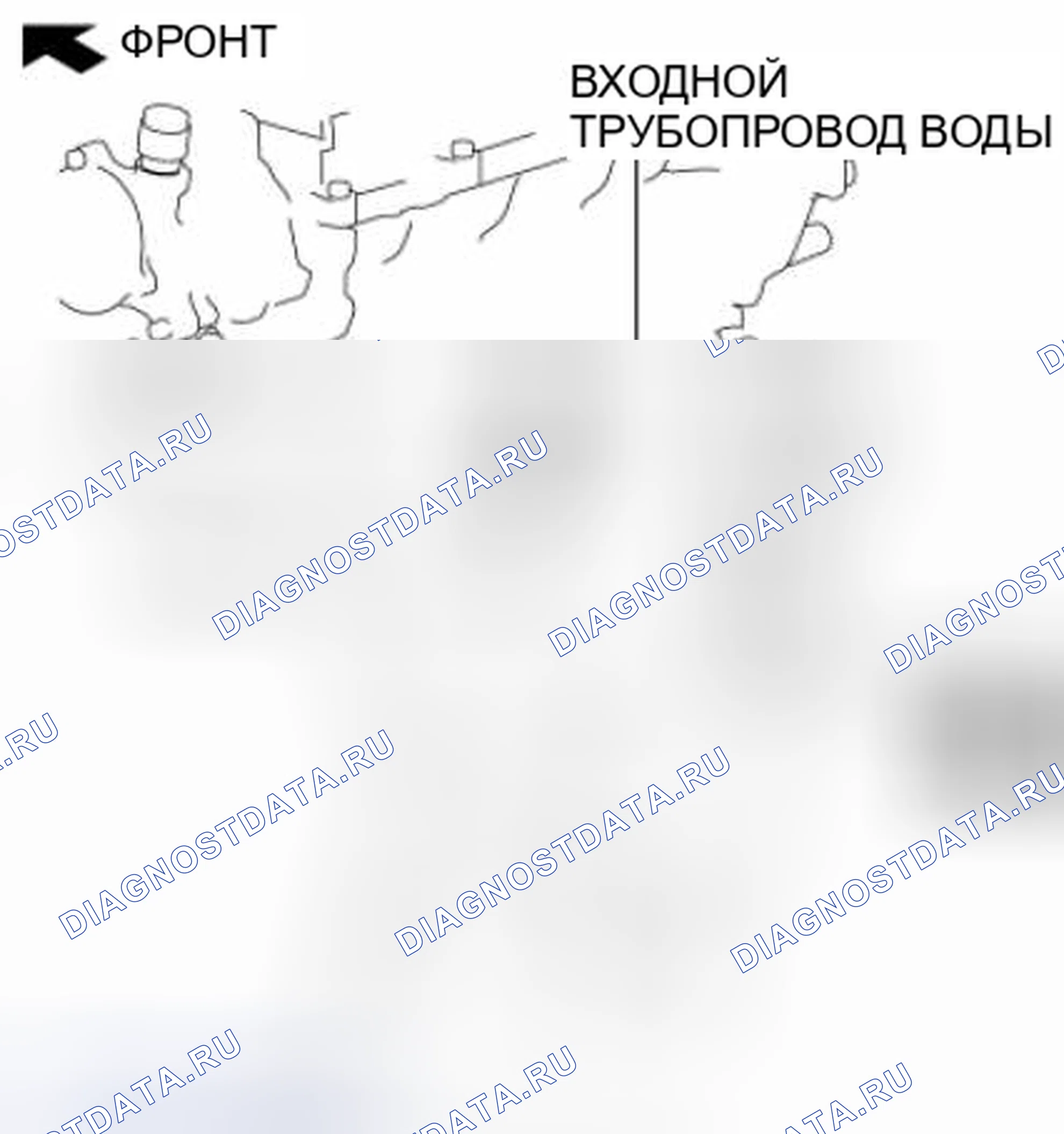 Рис. 56: Примечание по демонтажу компонентов водяного насоса. Mazda 3 BL рестайлинг