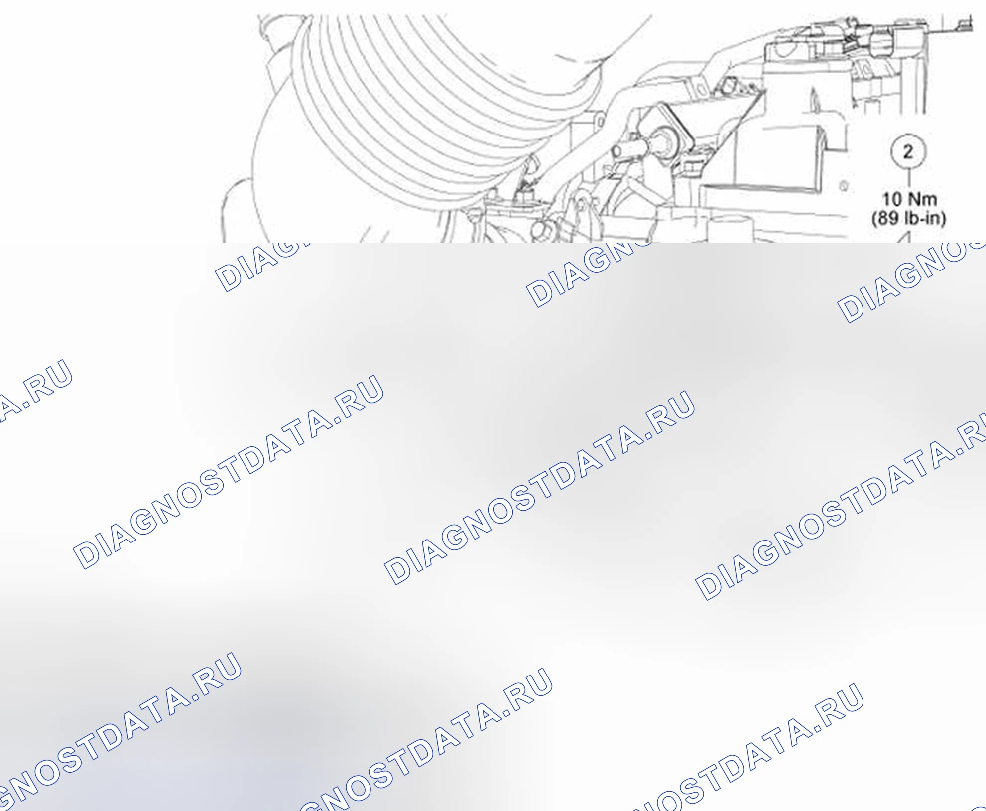 Рис. 1: Датчик положения дросселя (Tp). Hyundai Matrix I рестайлинг