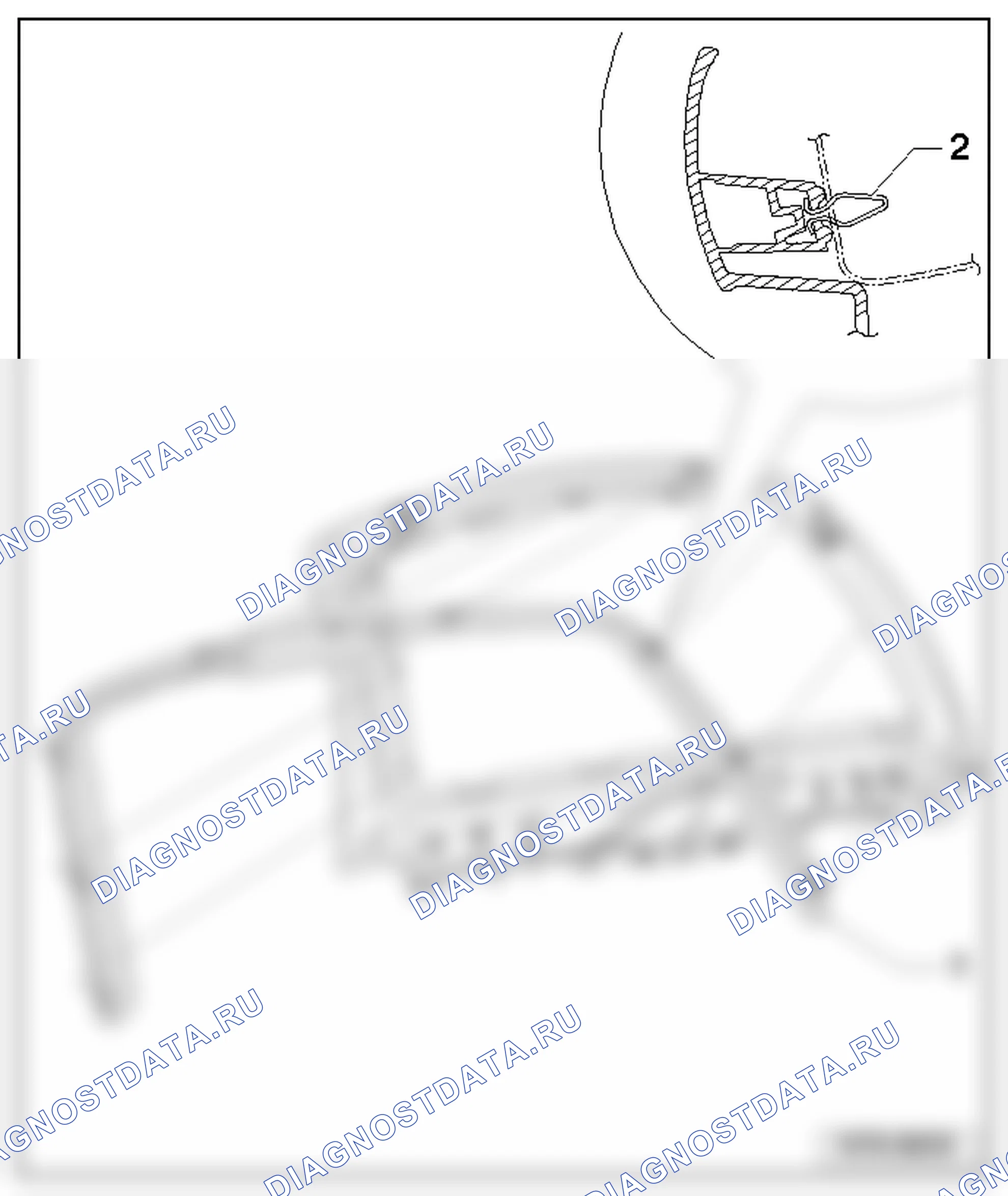 Задний крышка коррекция (General кузов repairs, interior) (исполнение 2). SEAT Alhambra I