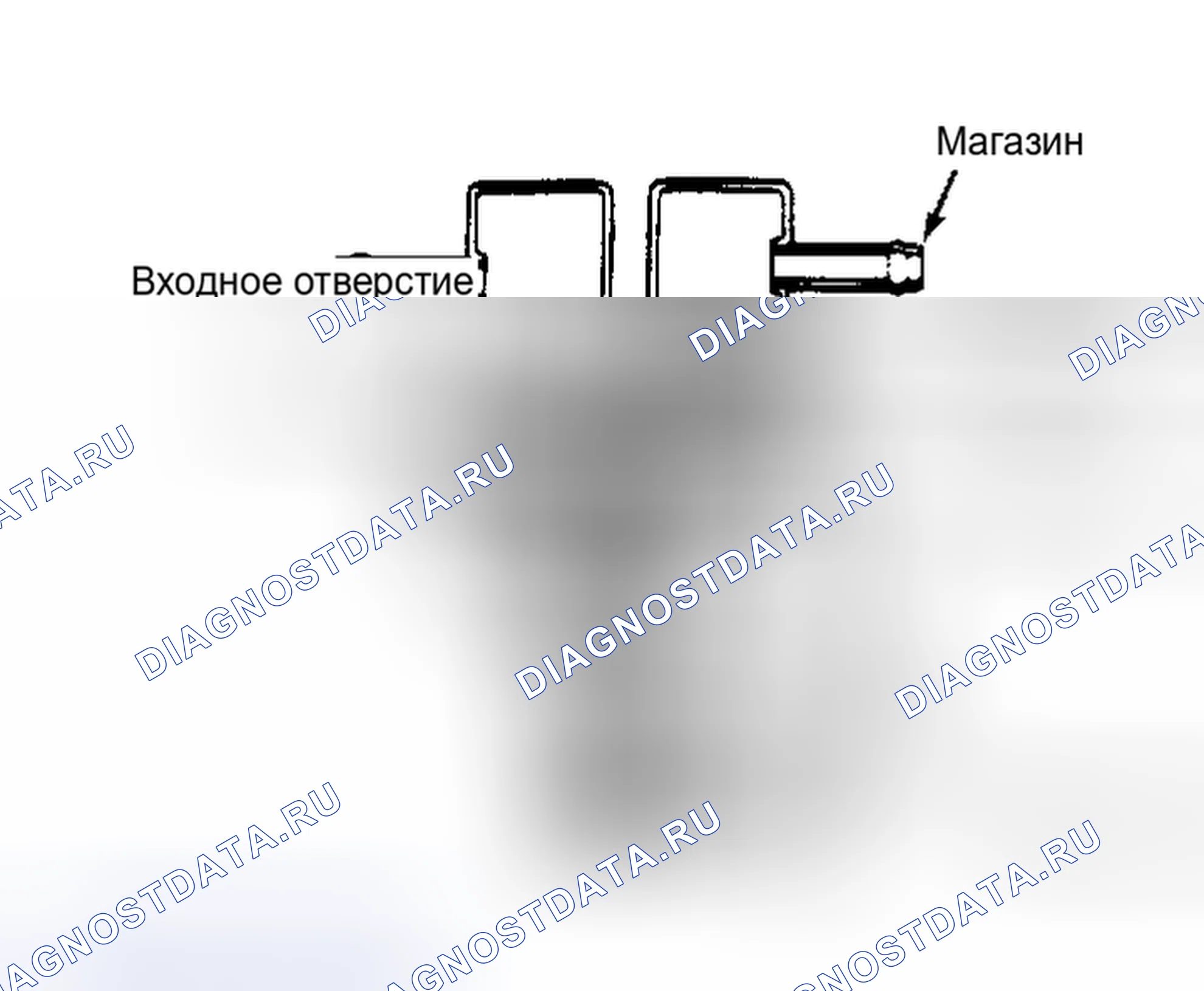 Рис. 9: Типичный механический топливный насос. Mazda Familia BF
