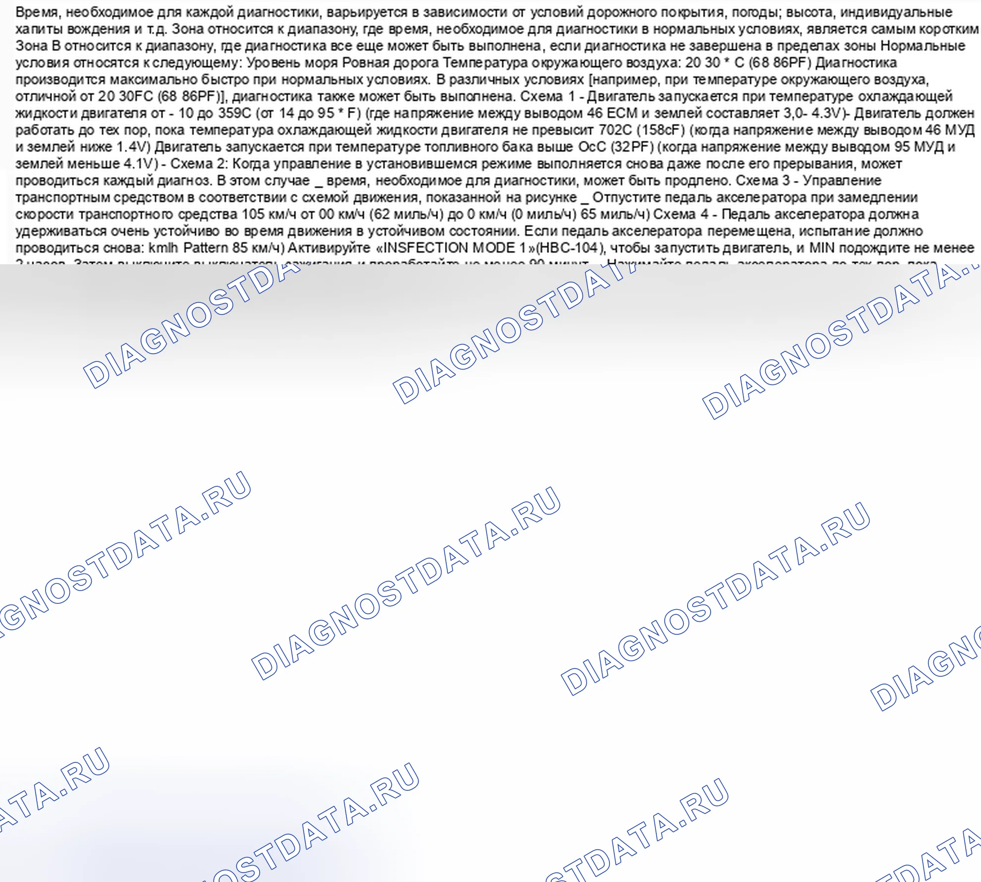 Рис. 36: Условные обозначения ездового цикла № 18. Honda Stream I