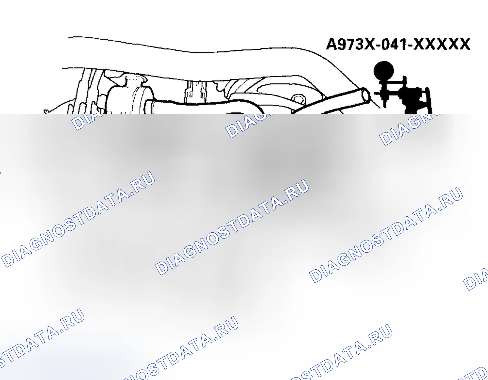 Рис. 59: Испытание продувочного клапана канистры EVAP. Honda CR-V II