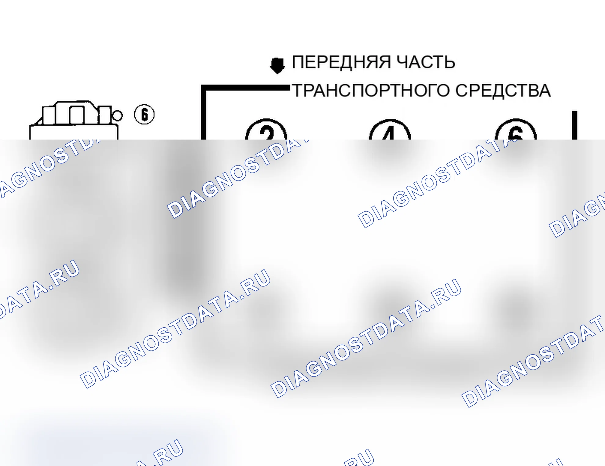 Рис. 4: порядок работы цилиндров (3.8L - кроме корпуса «F»). Pontiac Grand AM V