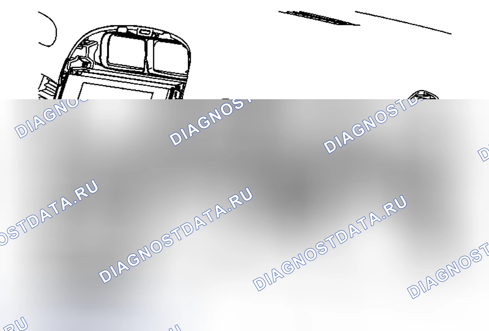 Рис. 68: Замена формовки приборной панели - со стороны пассажира. Chevrolet Malibu VIII рестайлинг