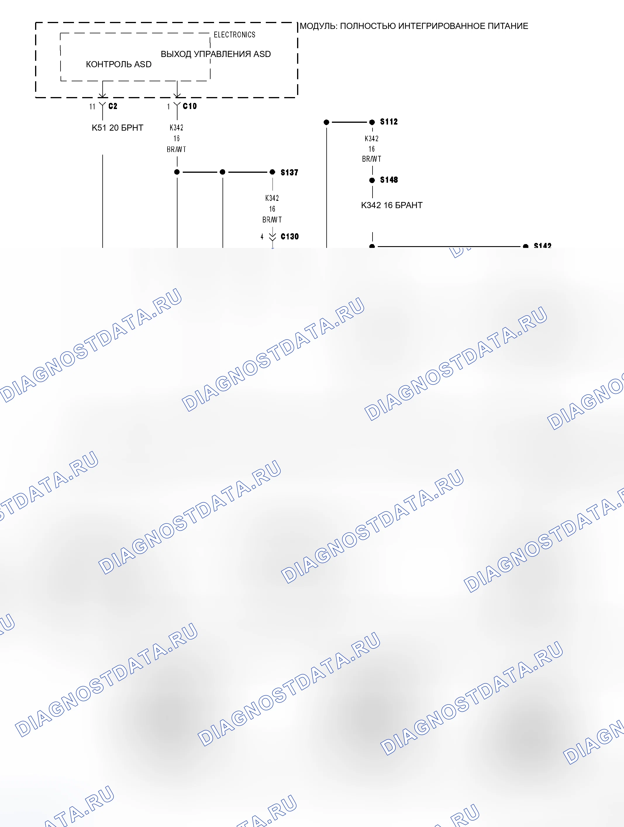 Рис. 199: Принципиальная схема. Dodge Cab & Chassis R3500 HD transition