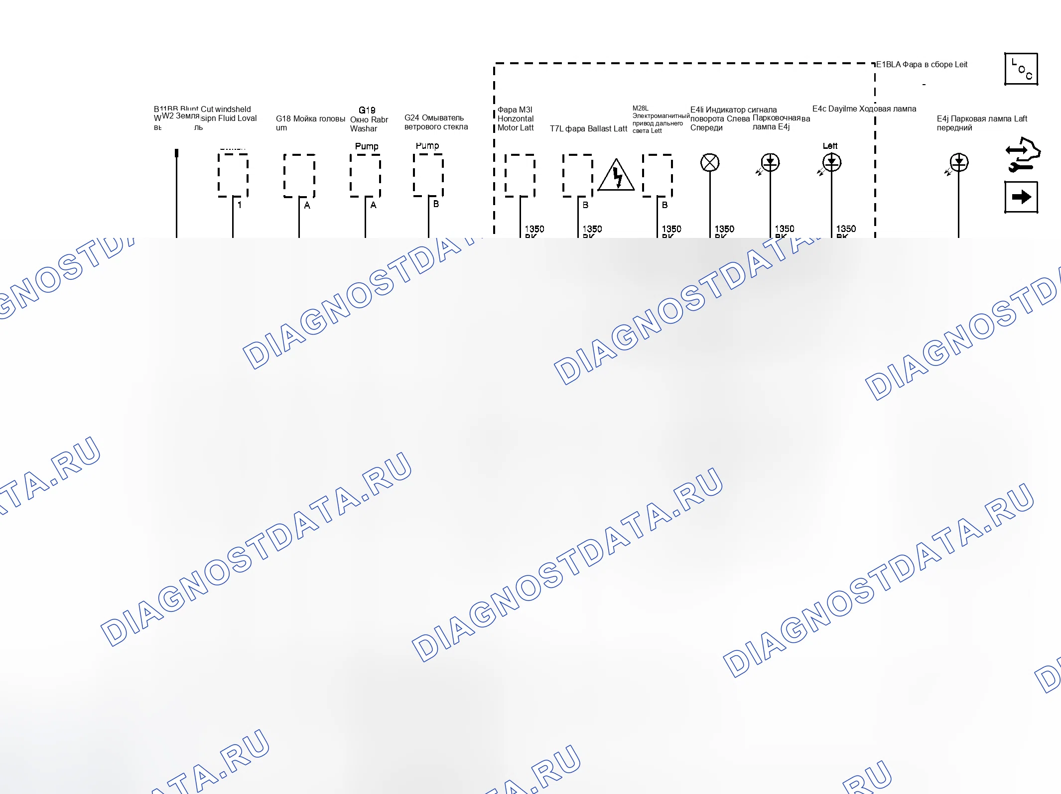 Рис. 91: G101, G103 и G113 (W49). Chevrolet Traverse I рестайлинг