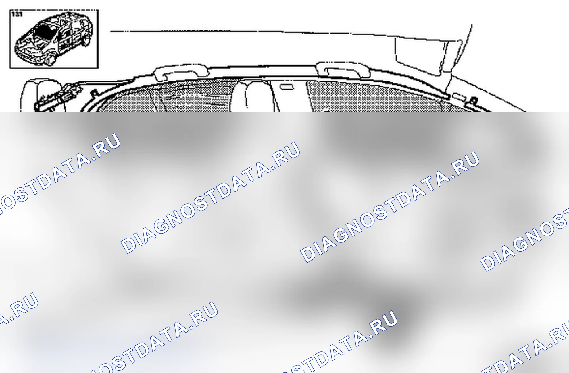 Замена боковых шторок безопасности (не сработавших). Opel Vectra C