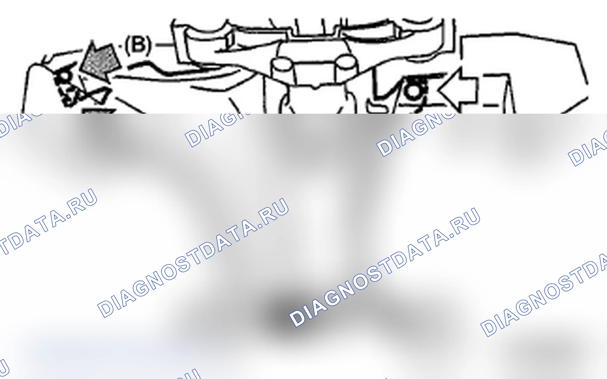 Рис. 129: КРЫШКА ЦЕНТРАЛЬНОГО ТЕПЛОВОГО ЭКРАНА. Subaru Impreza WRX STI GR