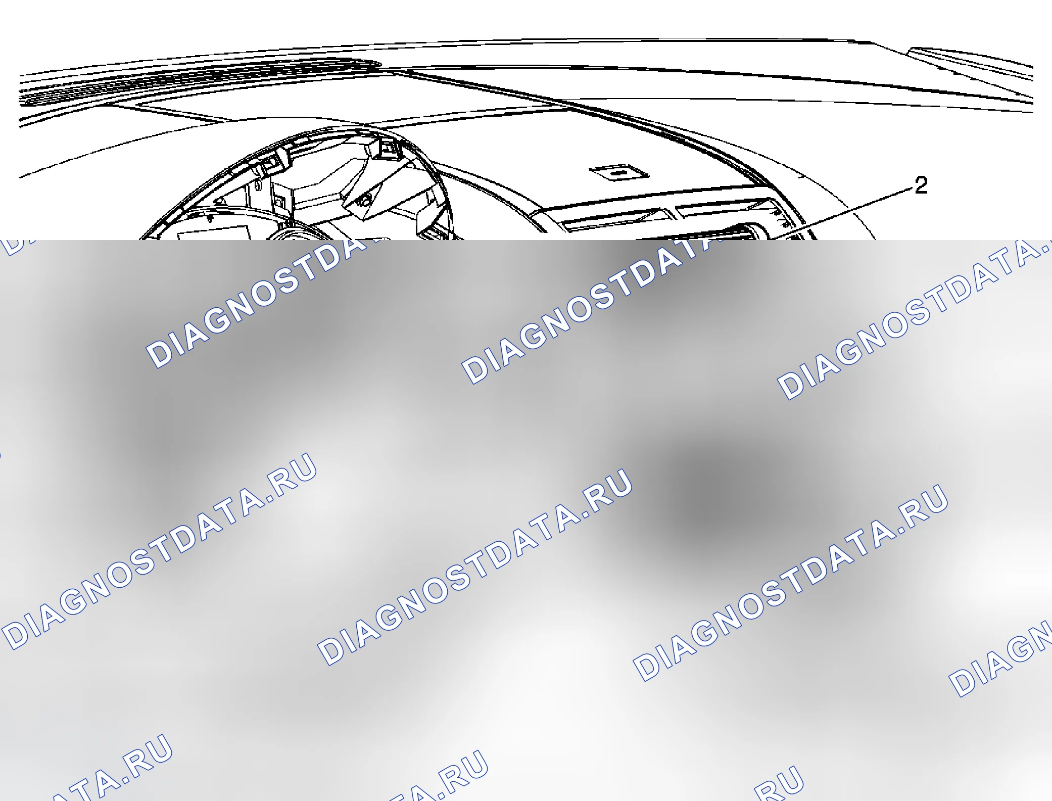 Рис. 122: Замена крышки корпуса рулевой колонки (ПРОГНОЗ). Chevrolet Traverse I