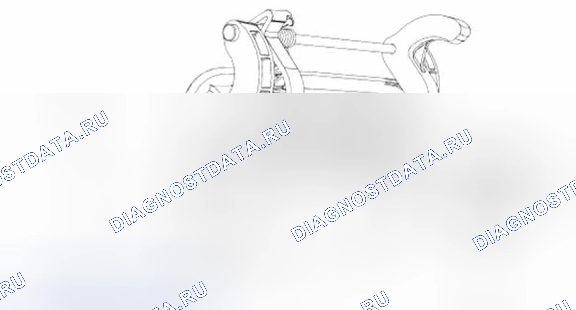 Рис. 30: Цилиндр замка двери багажника. Ford Pickup F250 Super Duty II