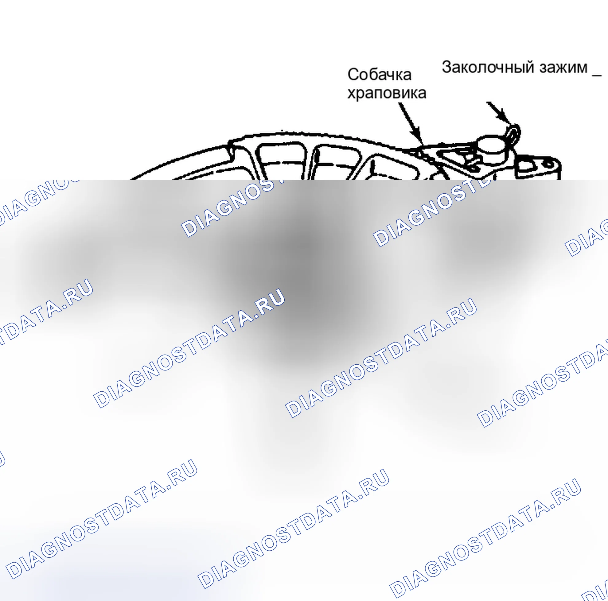 Рис. 1: Самоустанавливающийся квадрант в сборе. Mercury Sable I
