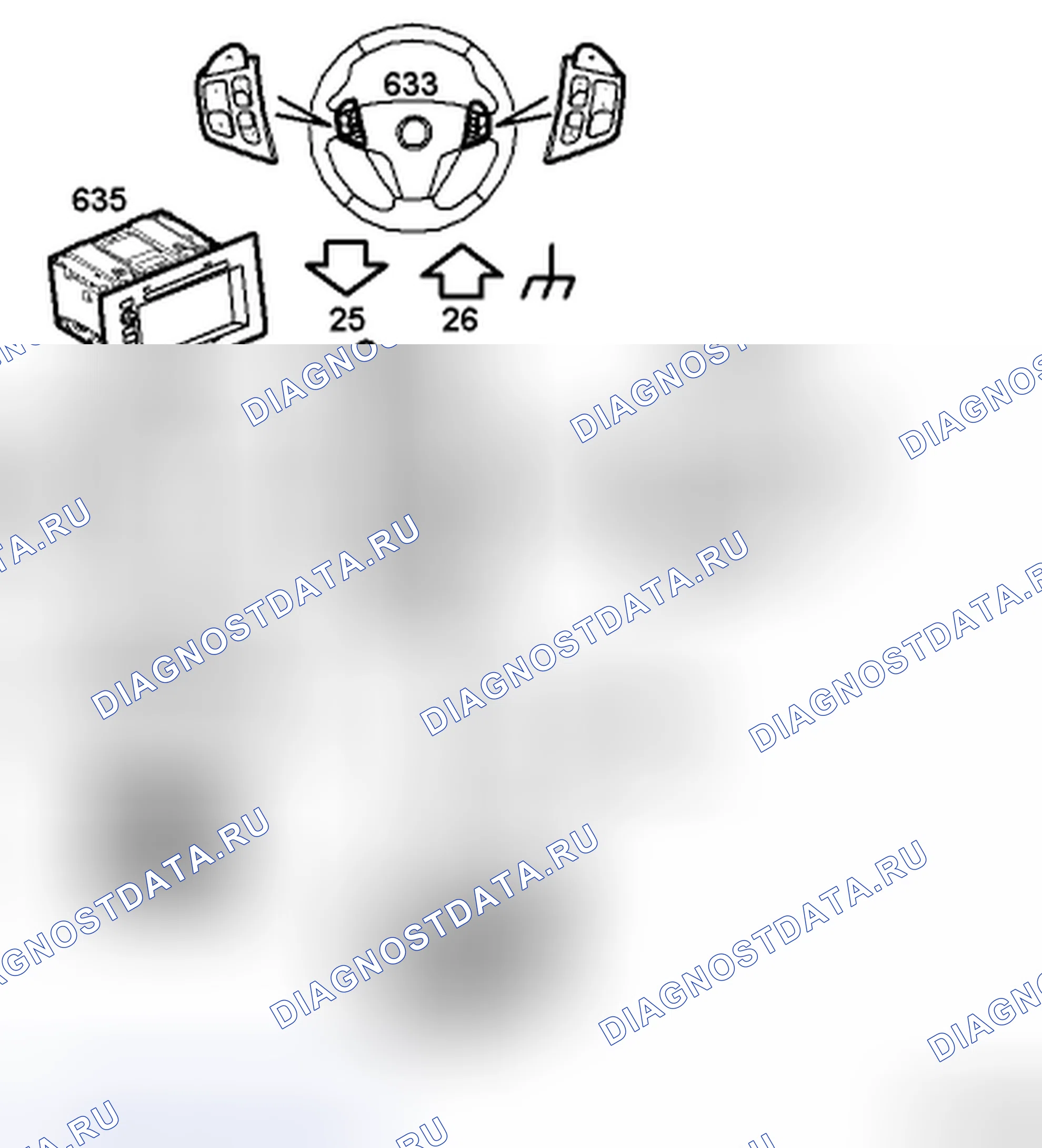 Рис. 324: Управление рулевым колесом, Sentronic. Kia Picanto III