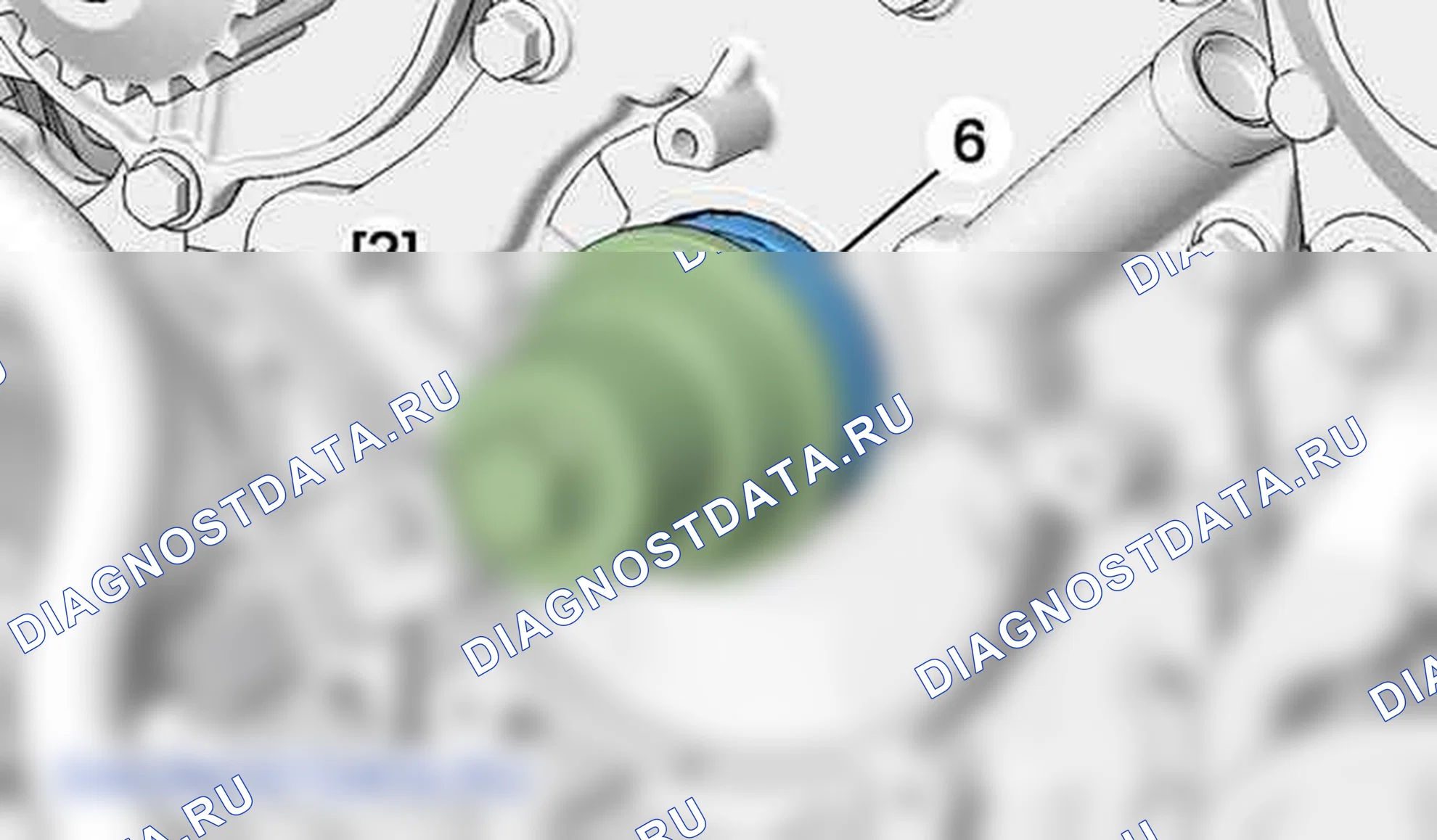 Снятие - Установка: сальники двигателя — b1bpsked. Citroen C5 II
