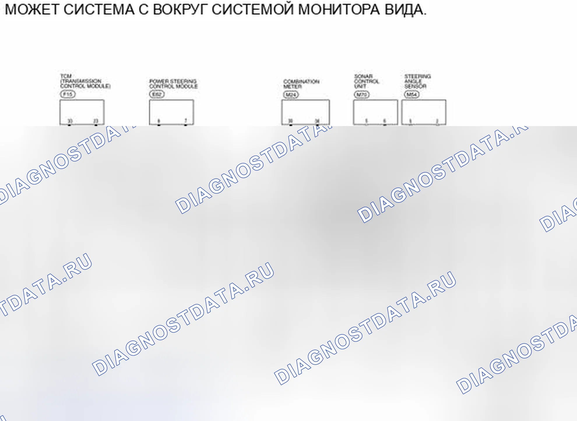 Рис. 43: электросхема. Nissan Pathfinder IV рестайлинг