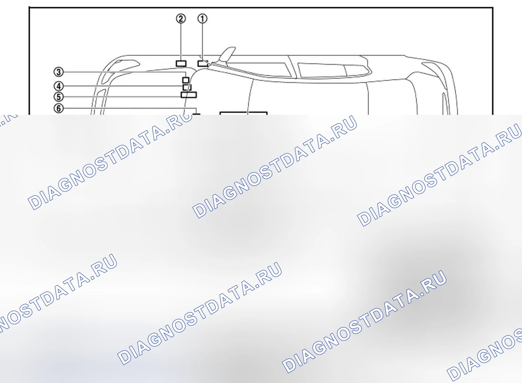 Рис. 19: Расположение компонентов. Infiniti G25 IV рестайлинг