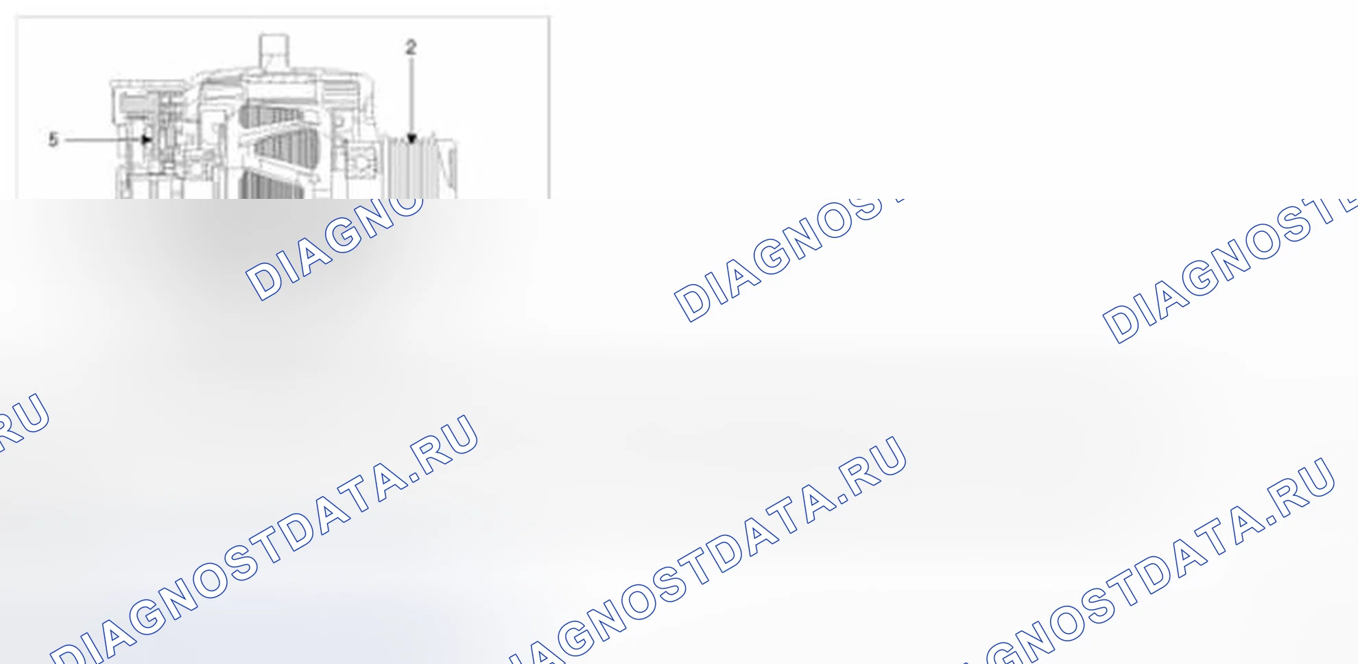 Рис. 1: Описание системы зарядки электрооборудования. Hyundai Elantra V